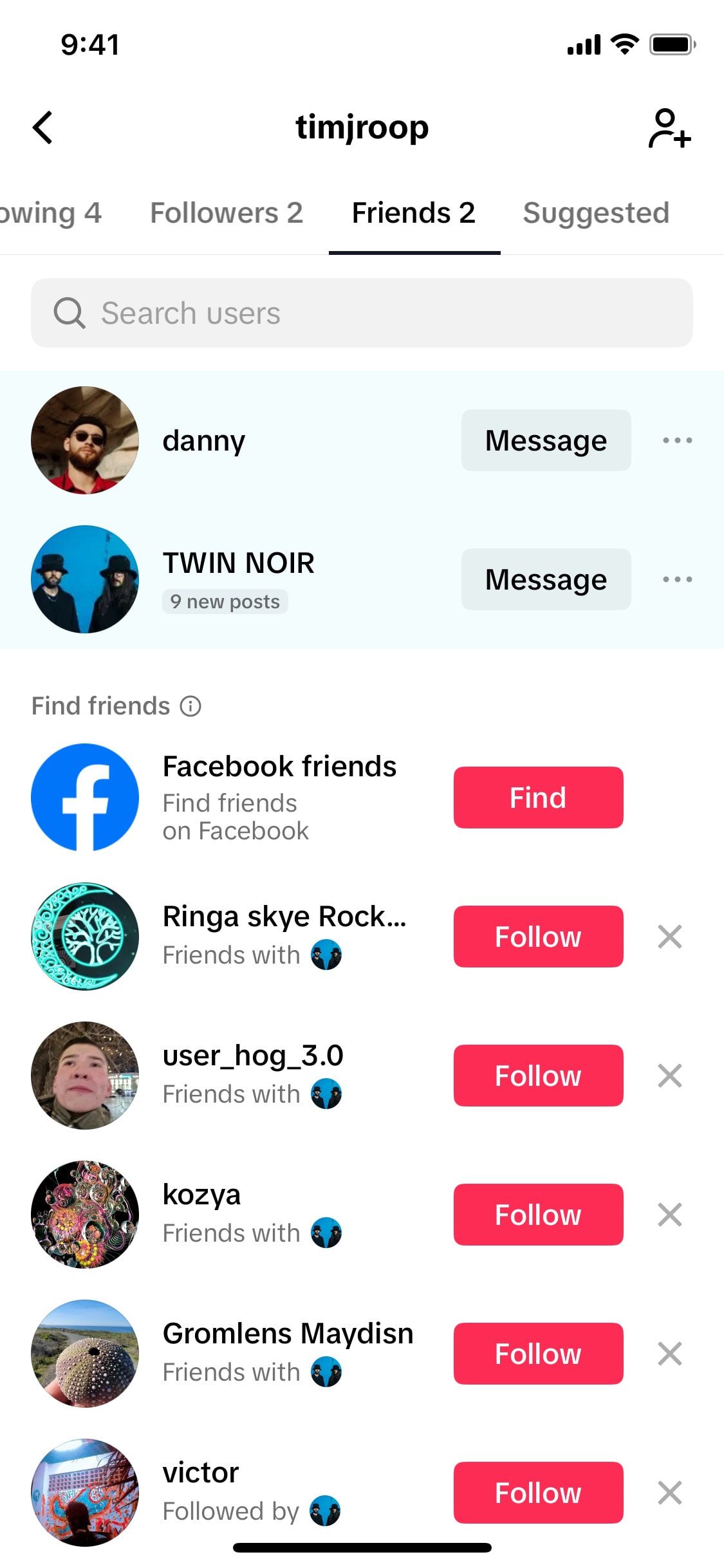 TikTok iOS screen 689