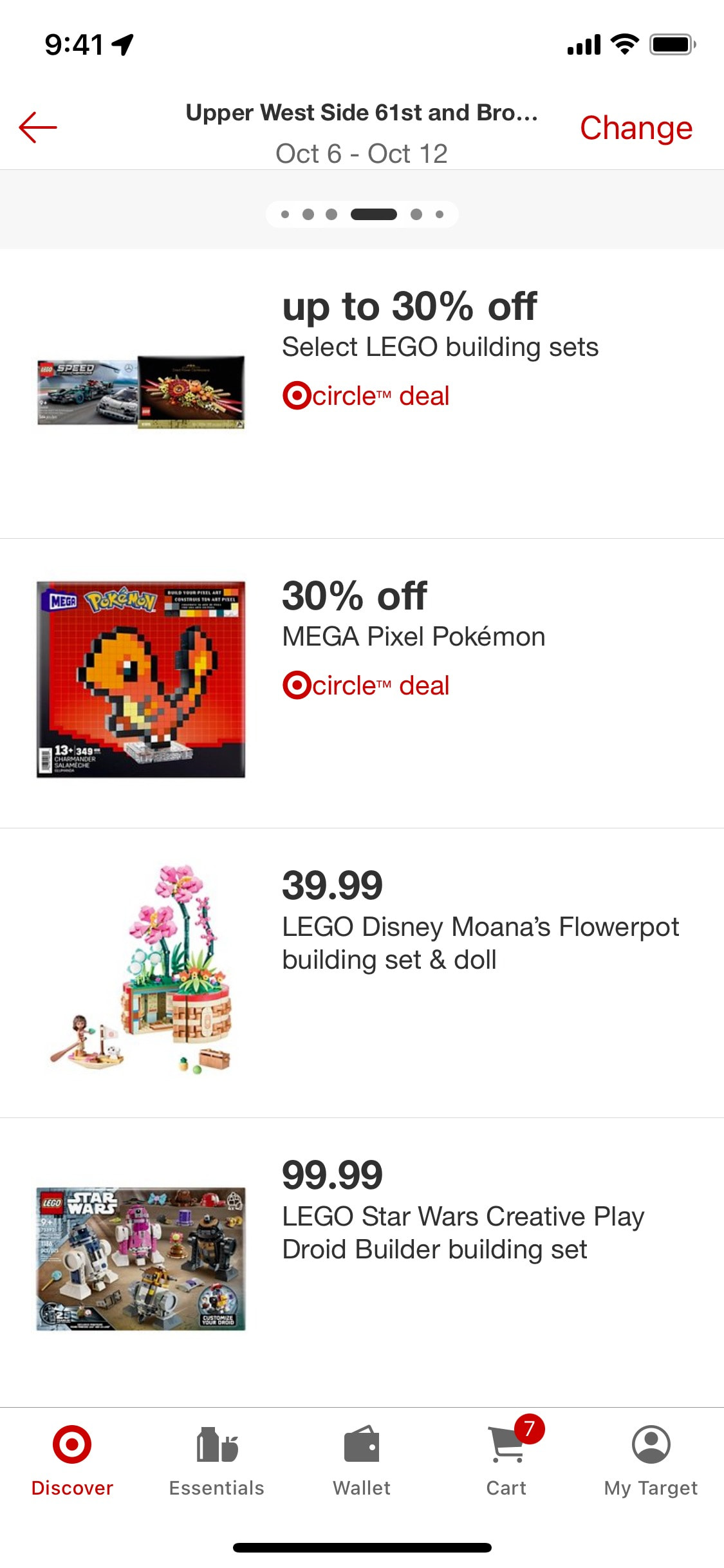 Target iOS screen 517