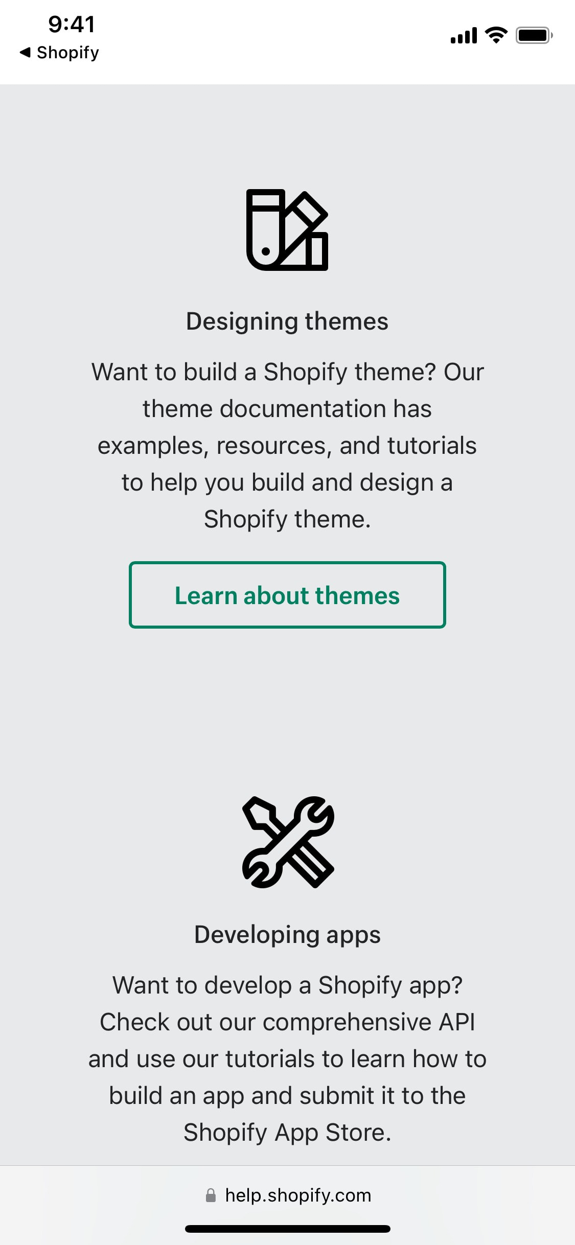 Shopify iOS screen 99