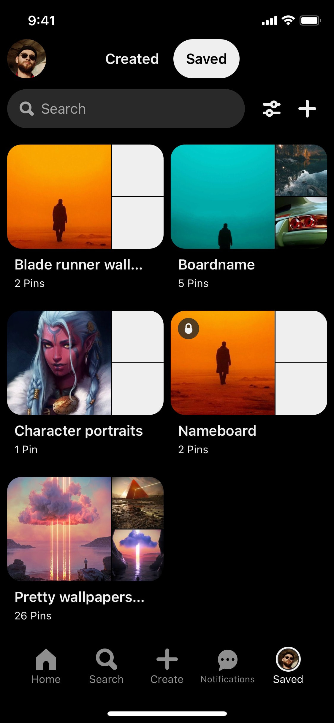 Pinterest iOS screen 212