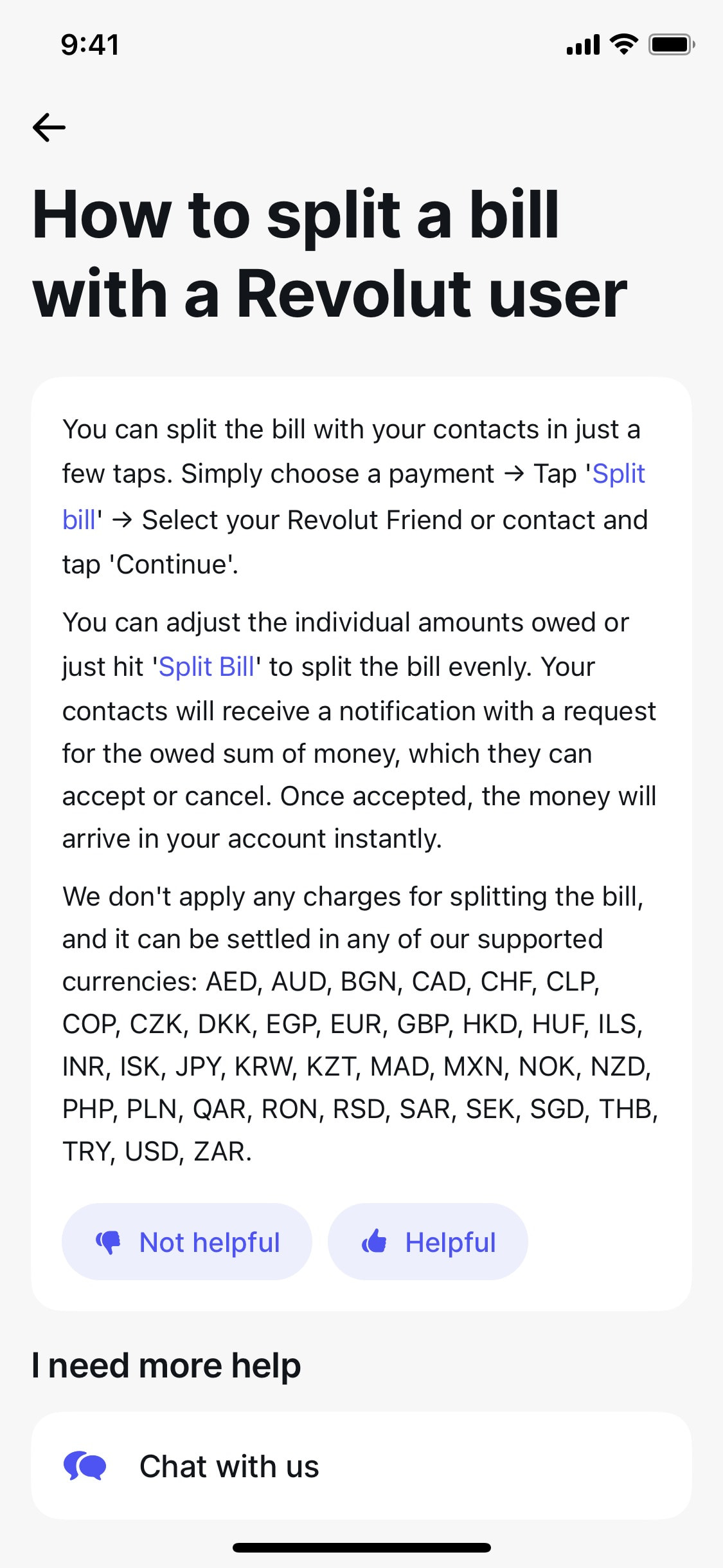 Revolut iOS screen 297
