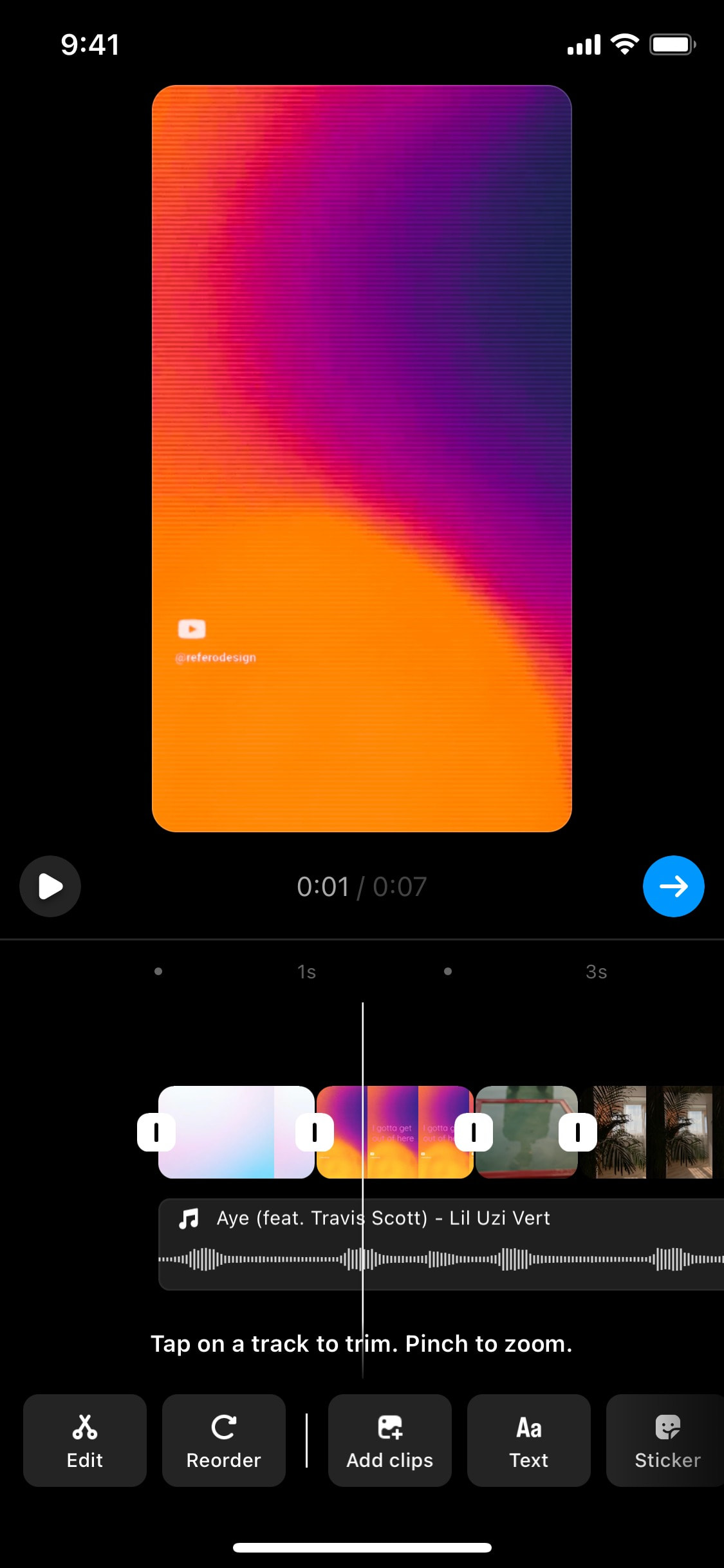 Instagram iOS screen 627