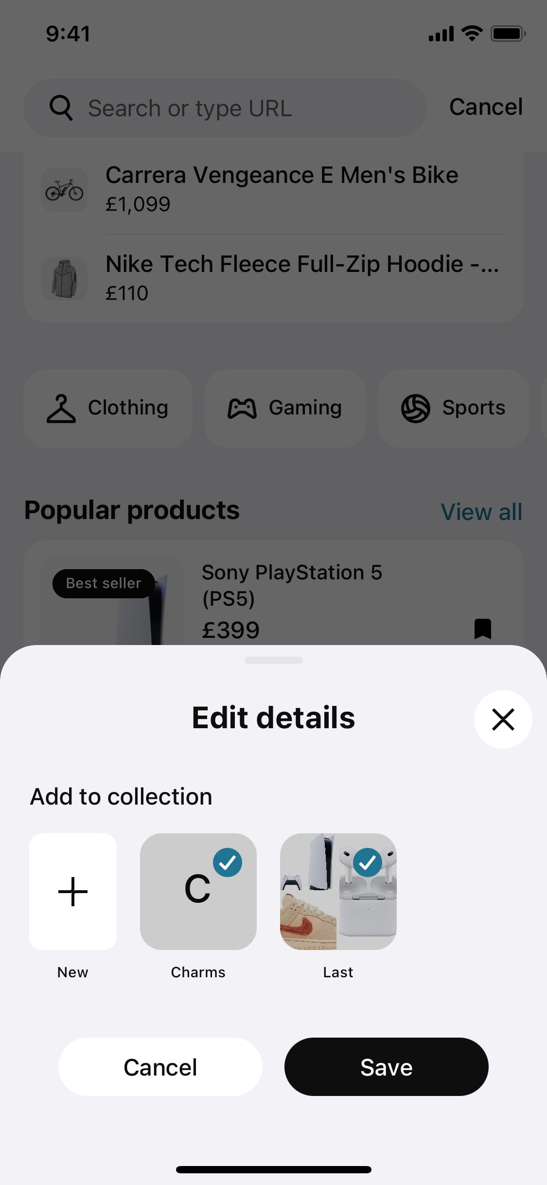 Klarna iOS screen 271