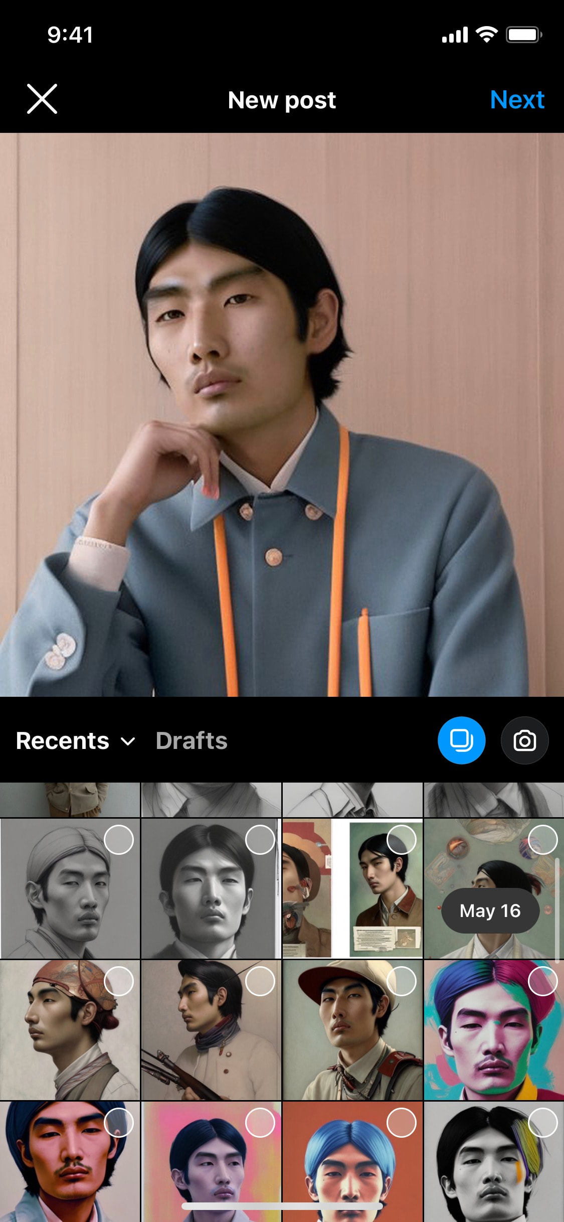 Instagram iOS screen 916