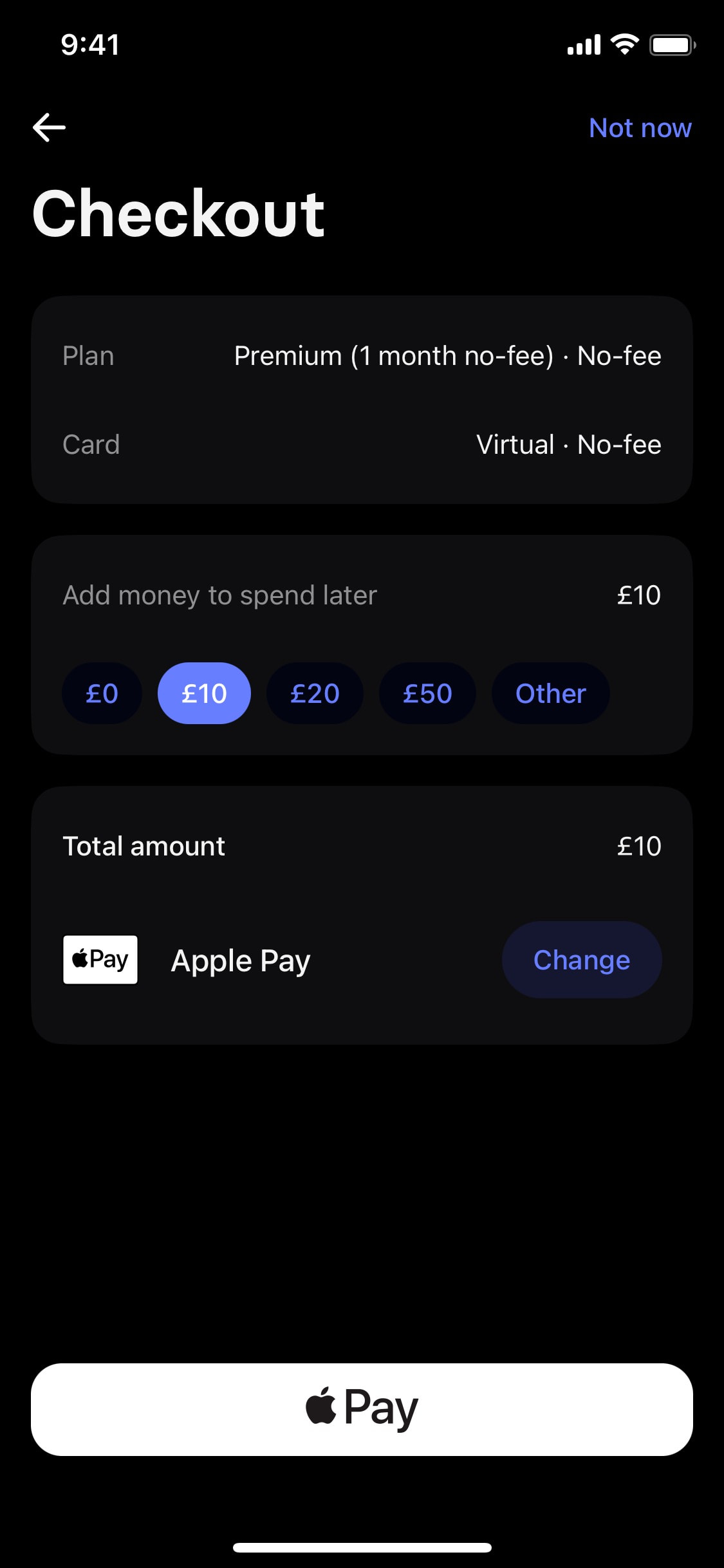 Revolut iOS screen 421