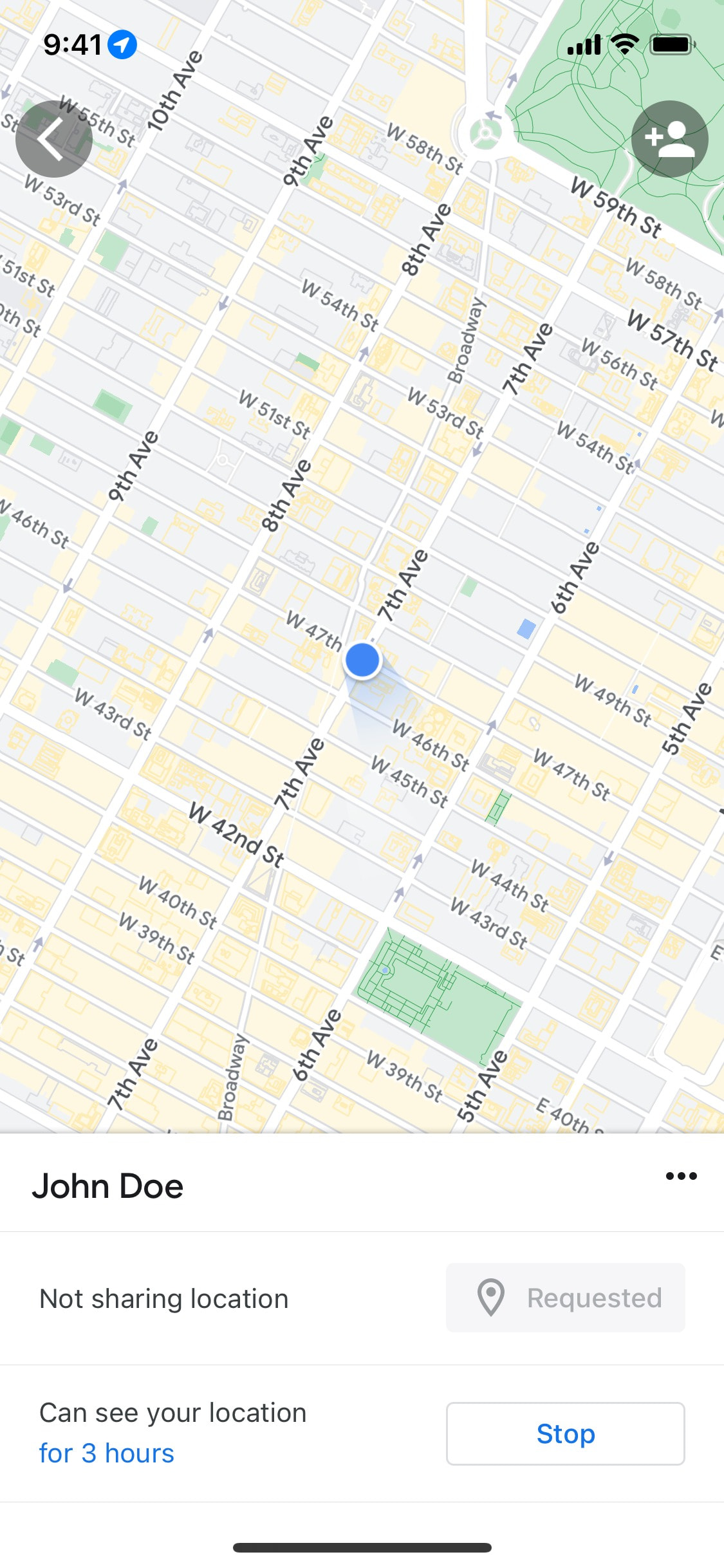 Google Maps iOS screen 20
