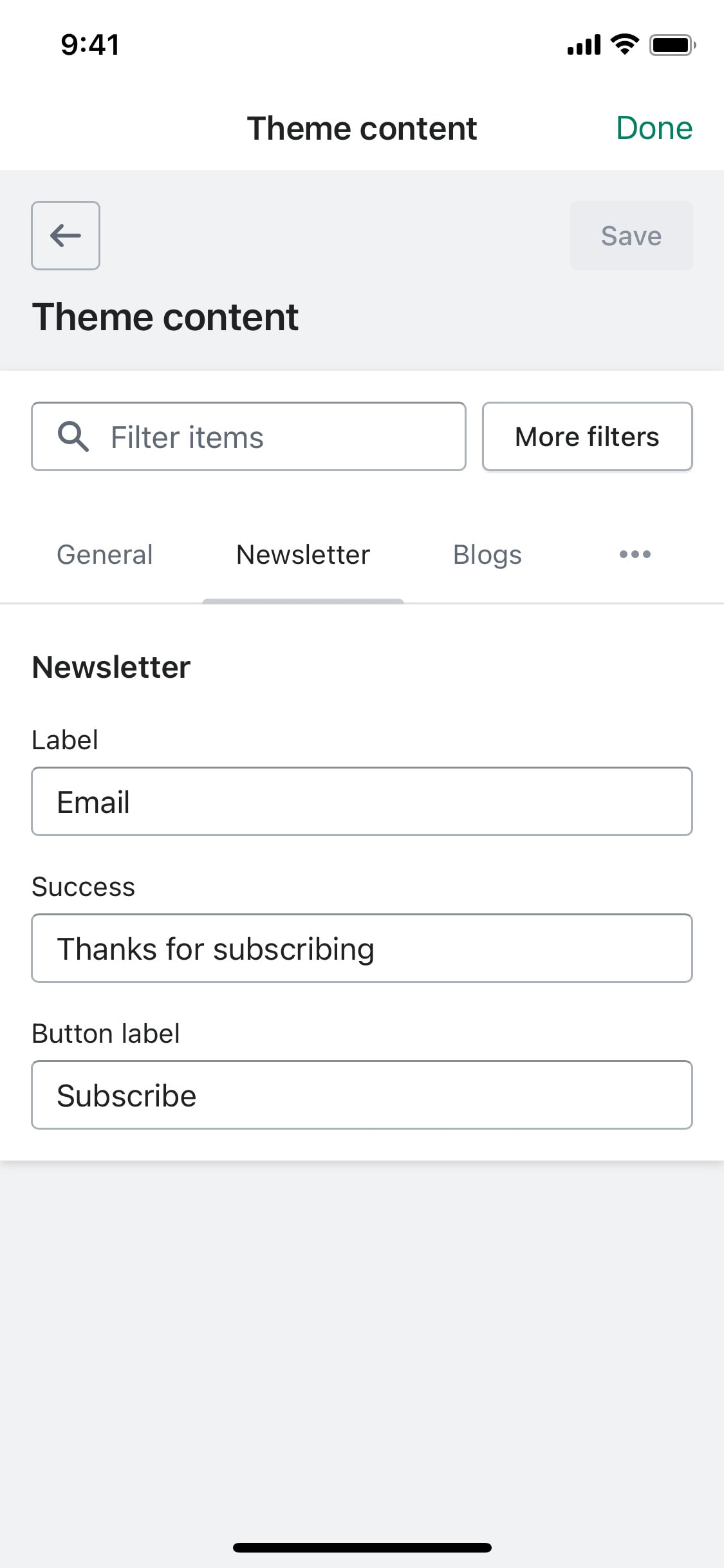 Shopify iOS screen 140