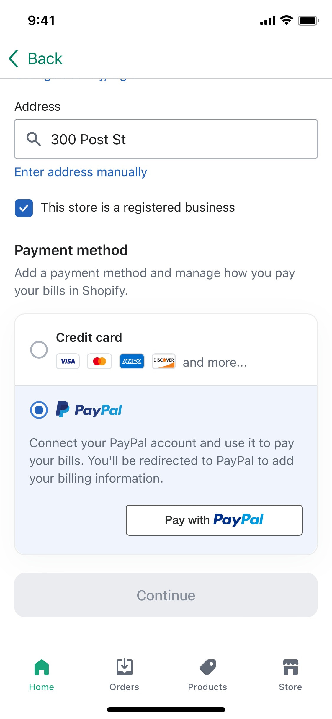 Shopify iOS screen 520