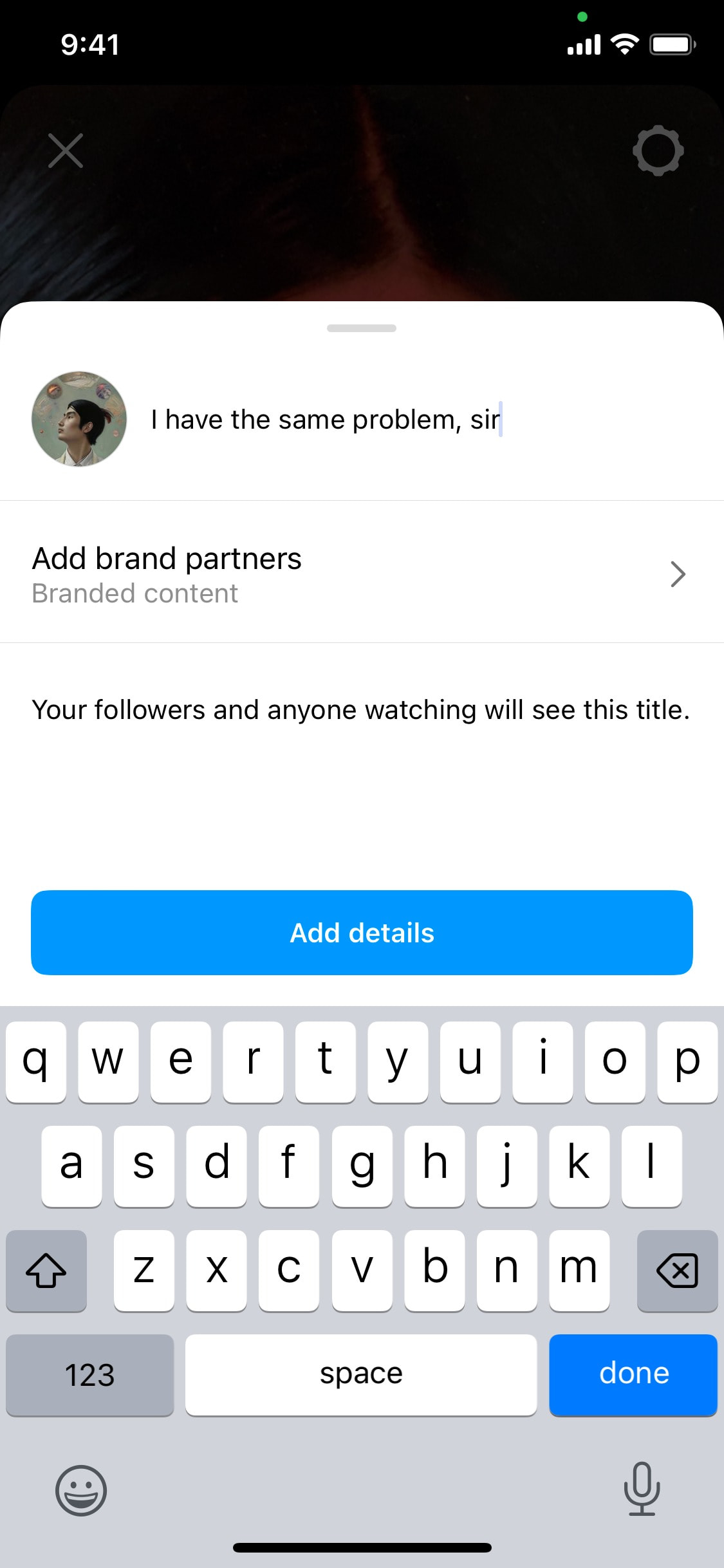 Instagram iOS screen 805