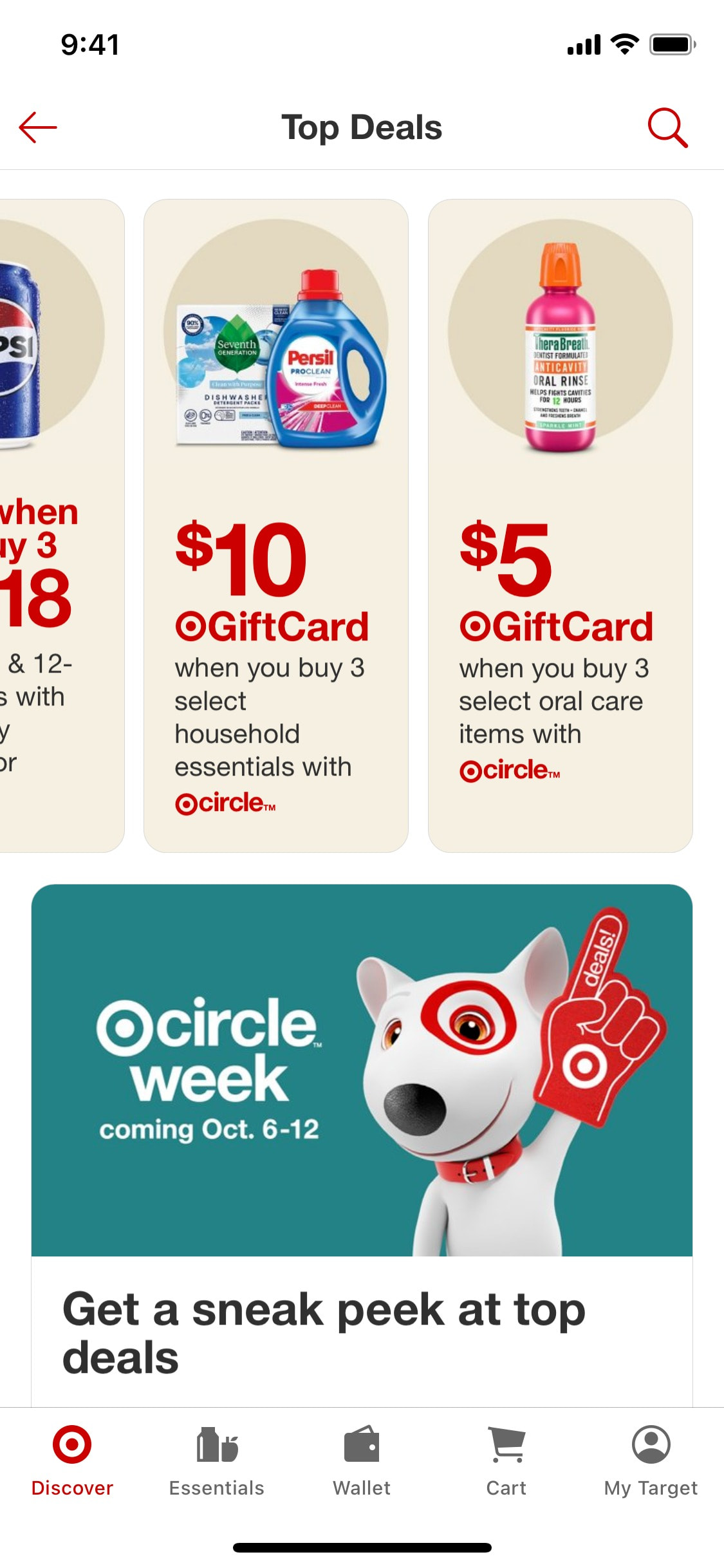Target iOS screen 637