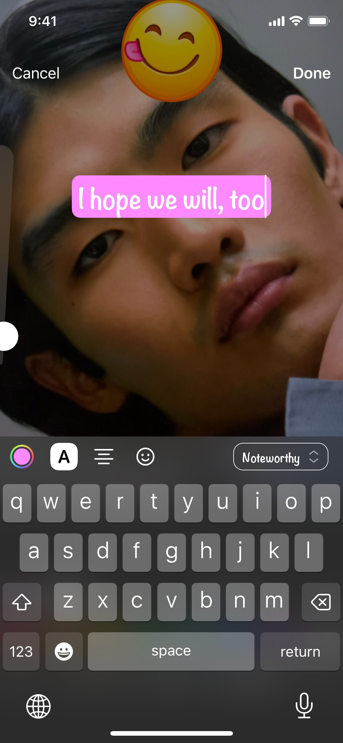 Telegram iOS screen 878