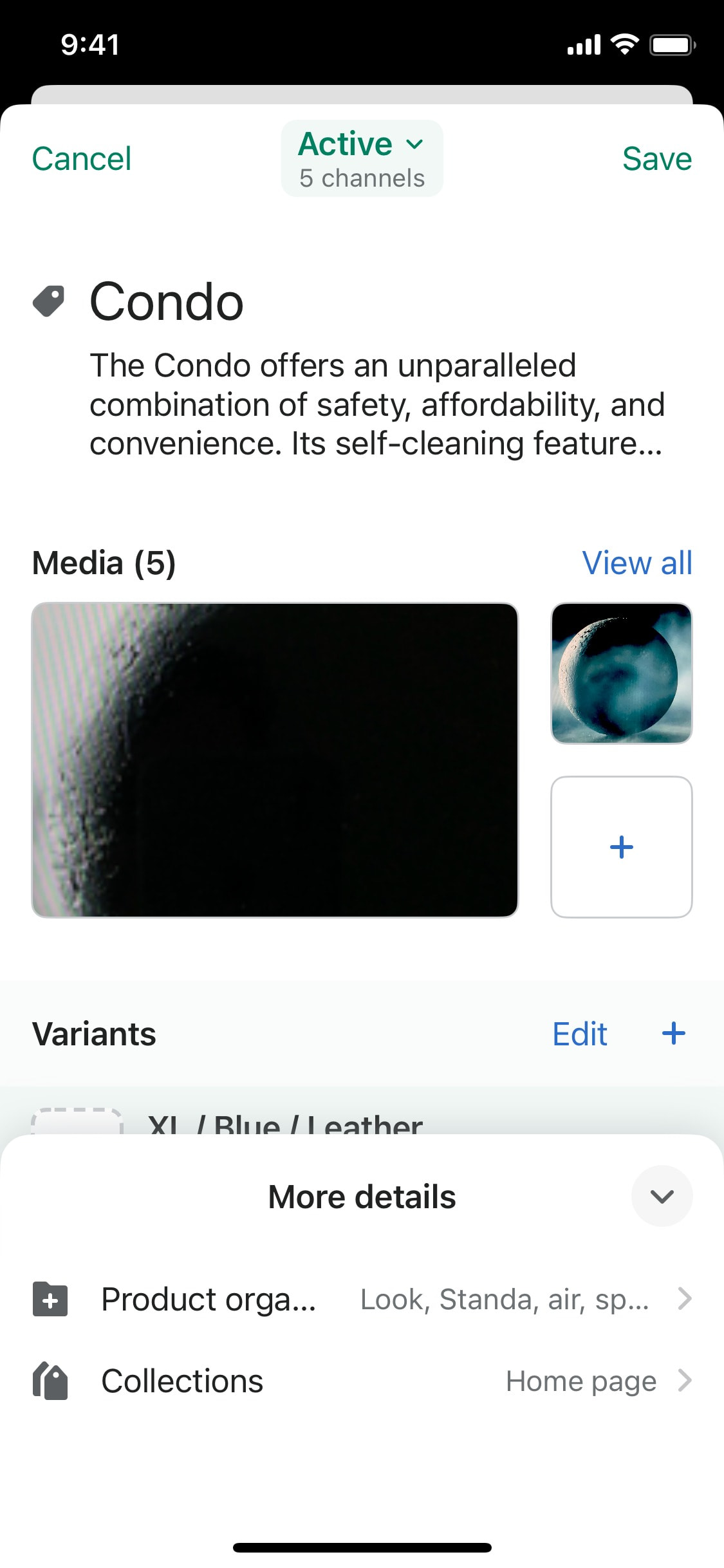 Shopify iOS screen 528