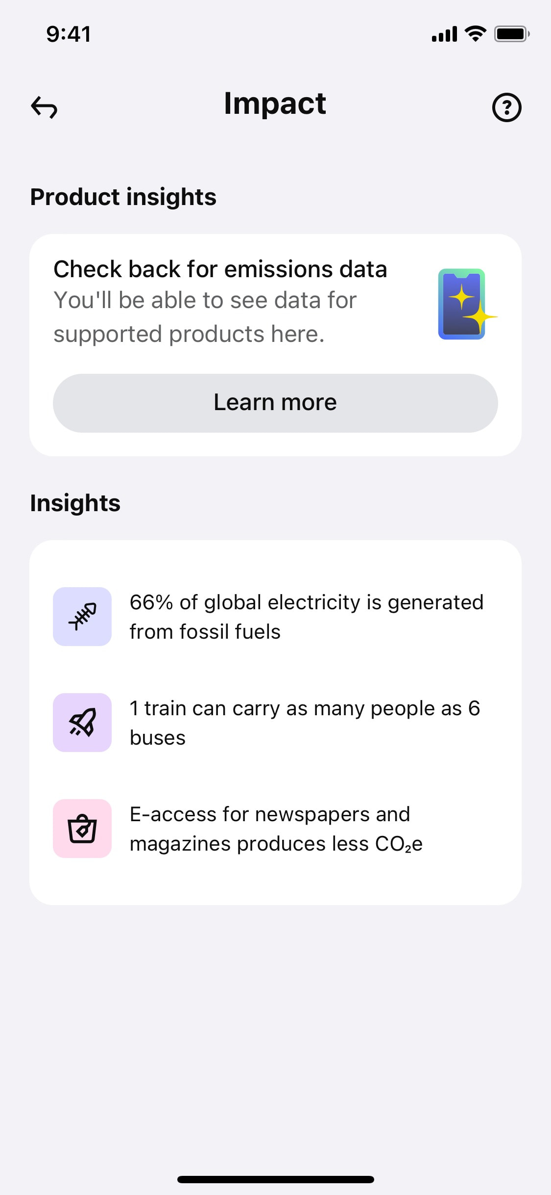 Klarna iOS screen 6
