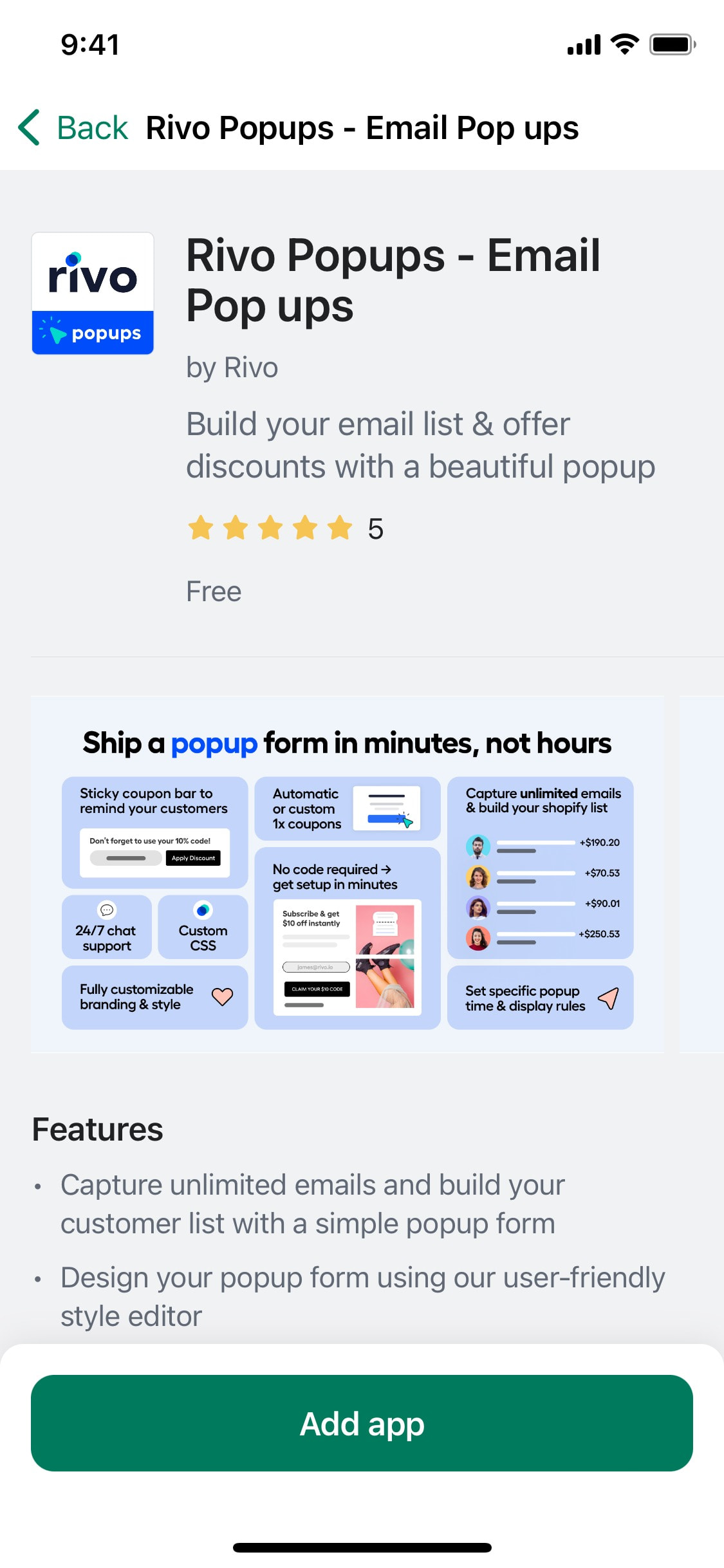 Shopify iOS screen 402