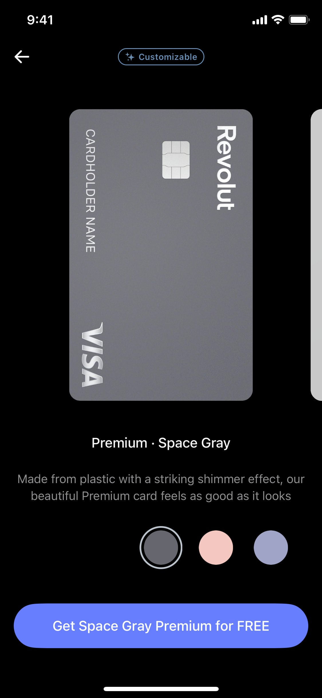 Revolut iOS screen 169