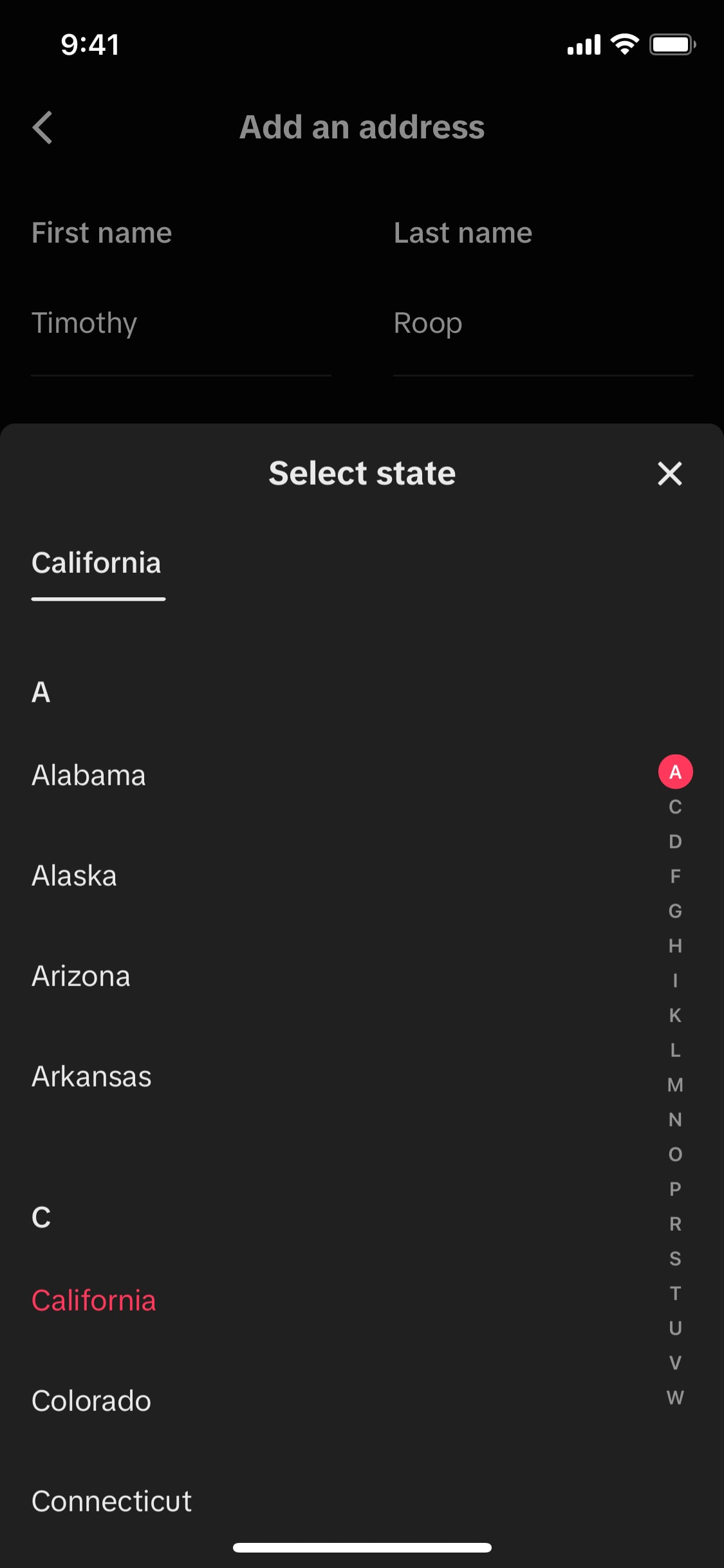TikTok iOS screen 336