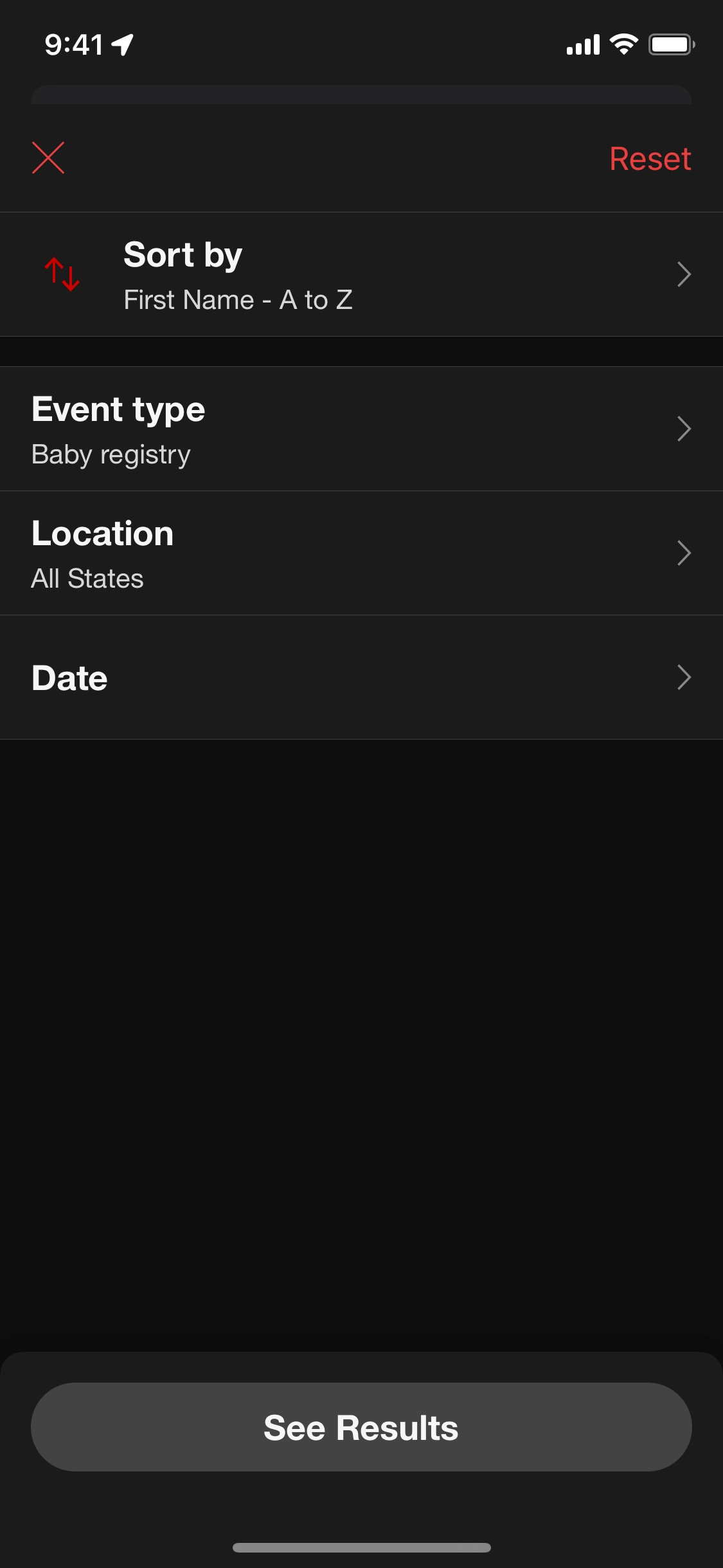 Target iOS screen 368
