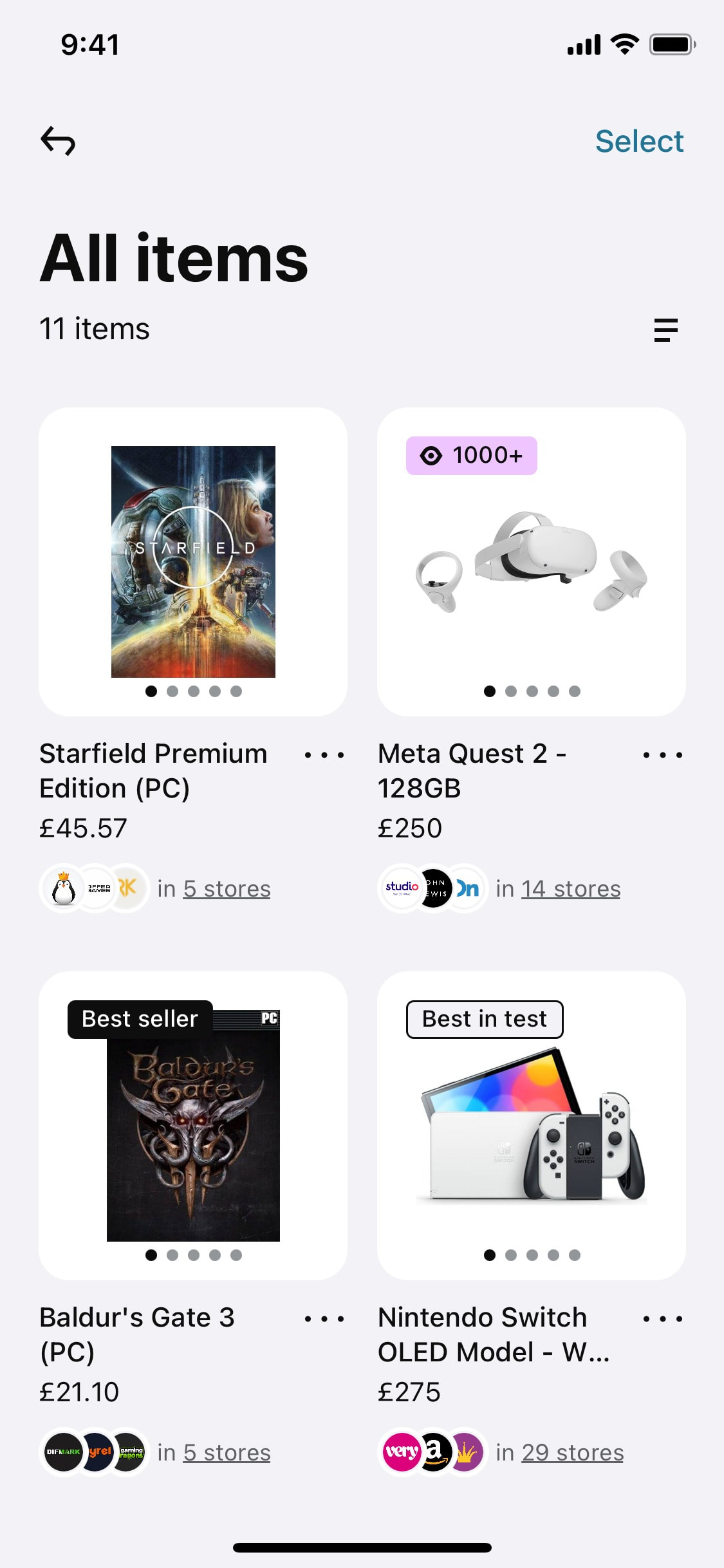 Klarna iOS screen 424