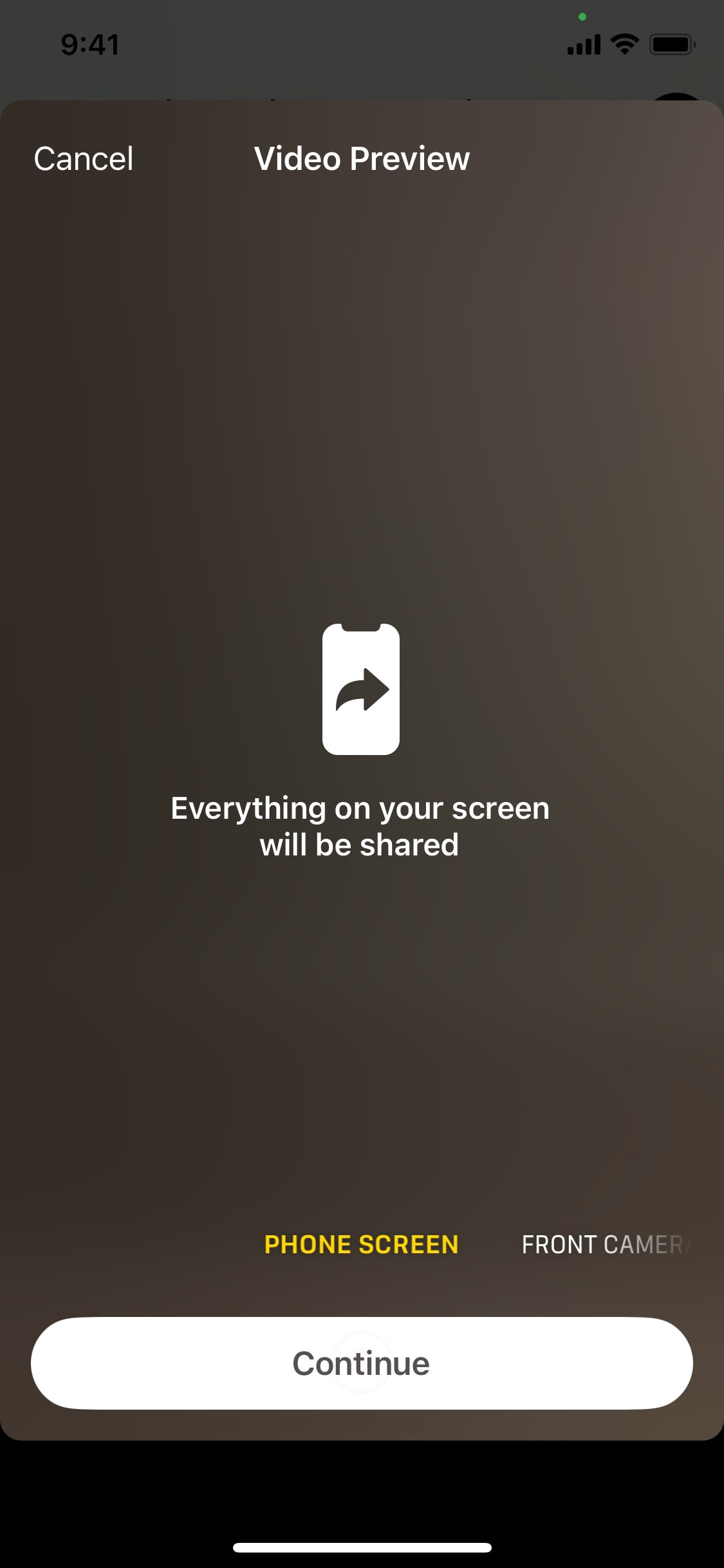 Telegram iOS screen 493
