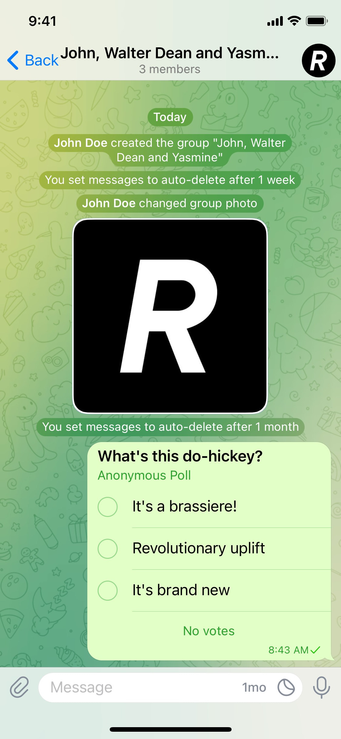 Telegram iOS screen 814