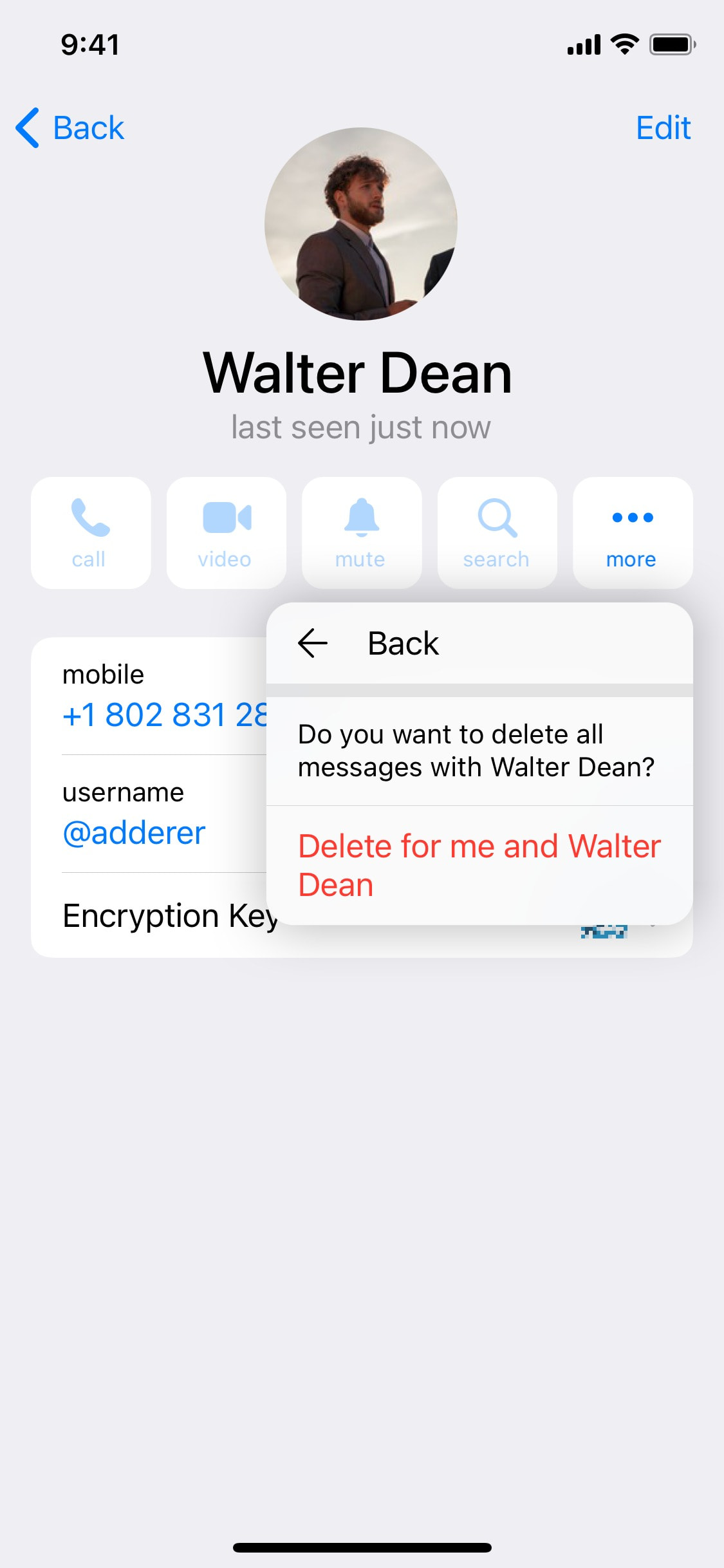 Telegram iOS screen 249