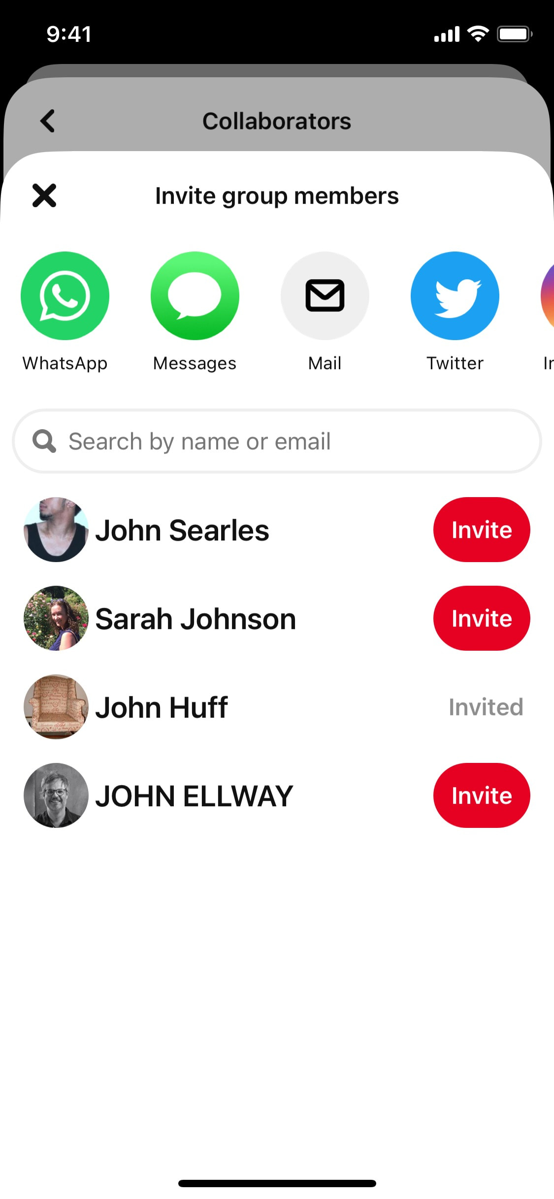 Pinterest iOS screen 286