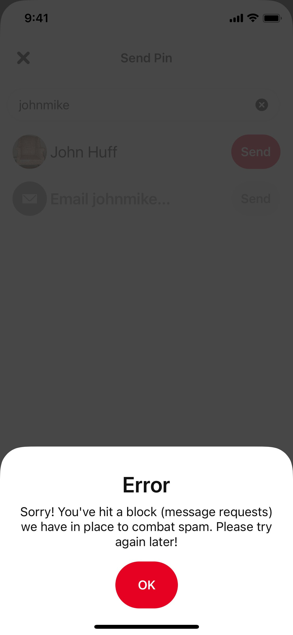 Pinterest iOS screen 32