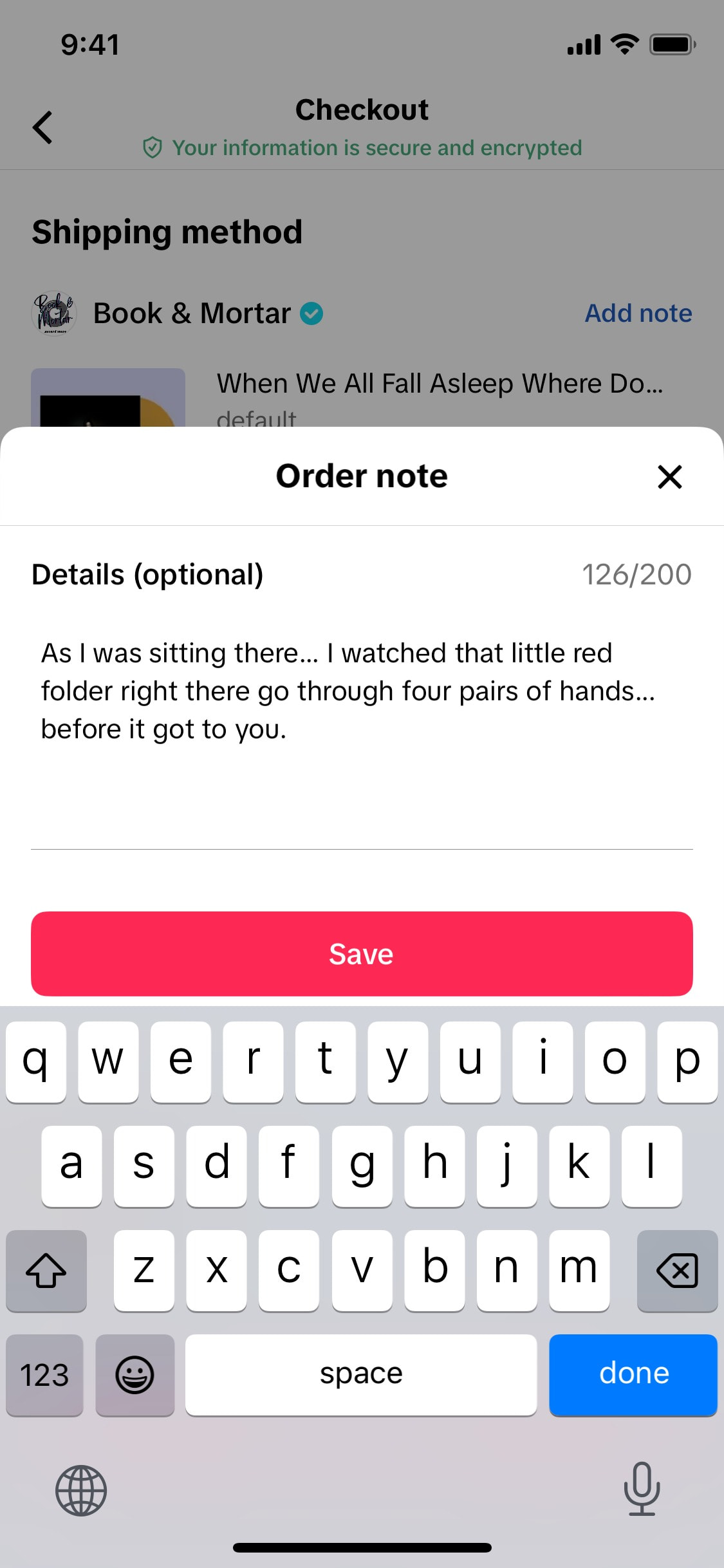 TikTok iOS screen 196