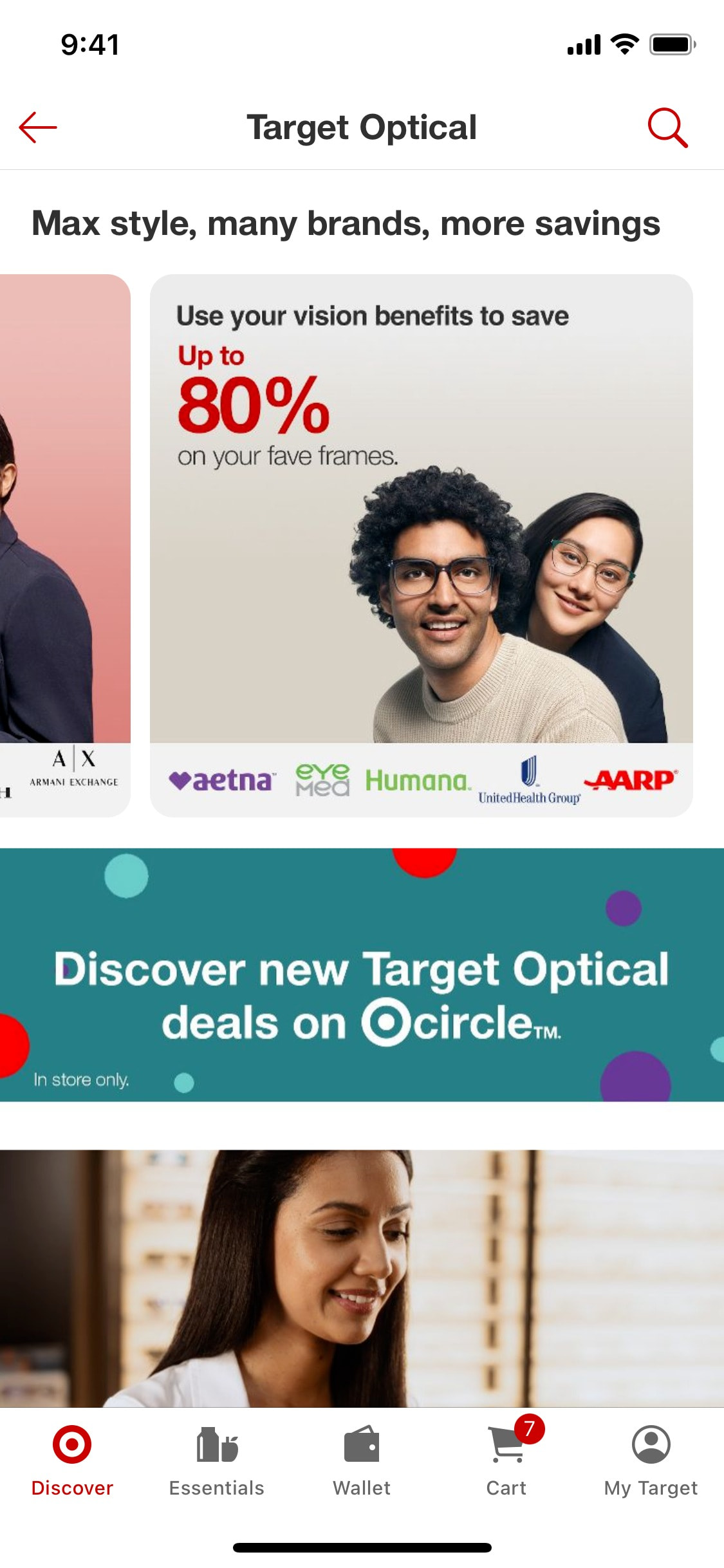 Target iOS screen 740
