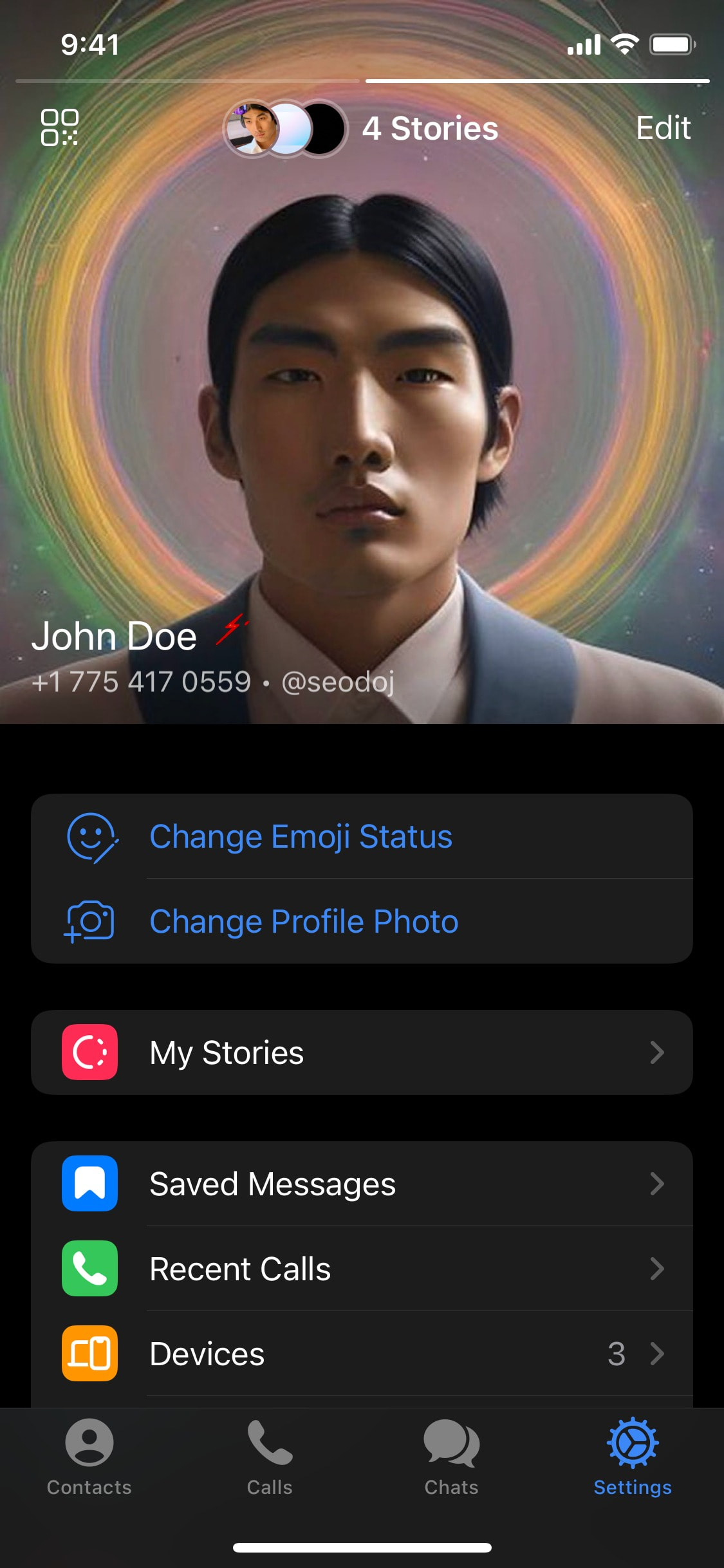 Telegram iOS screen 59