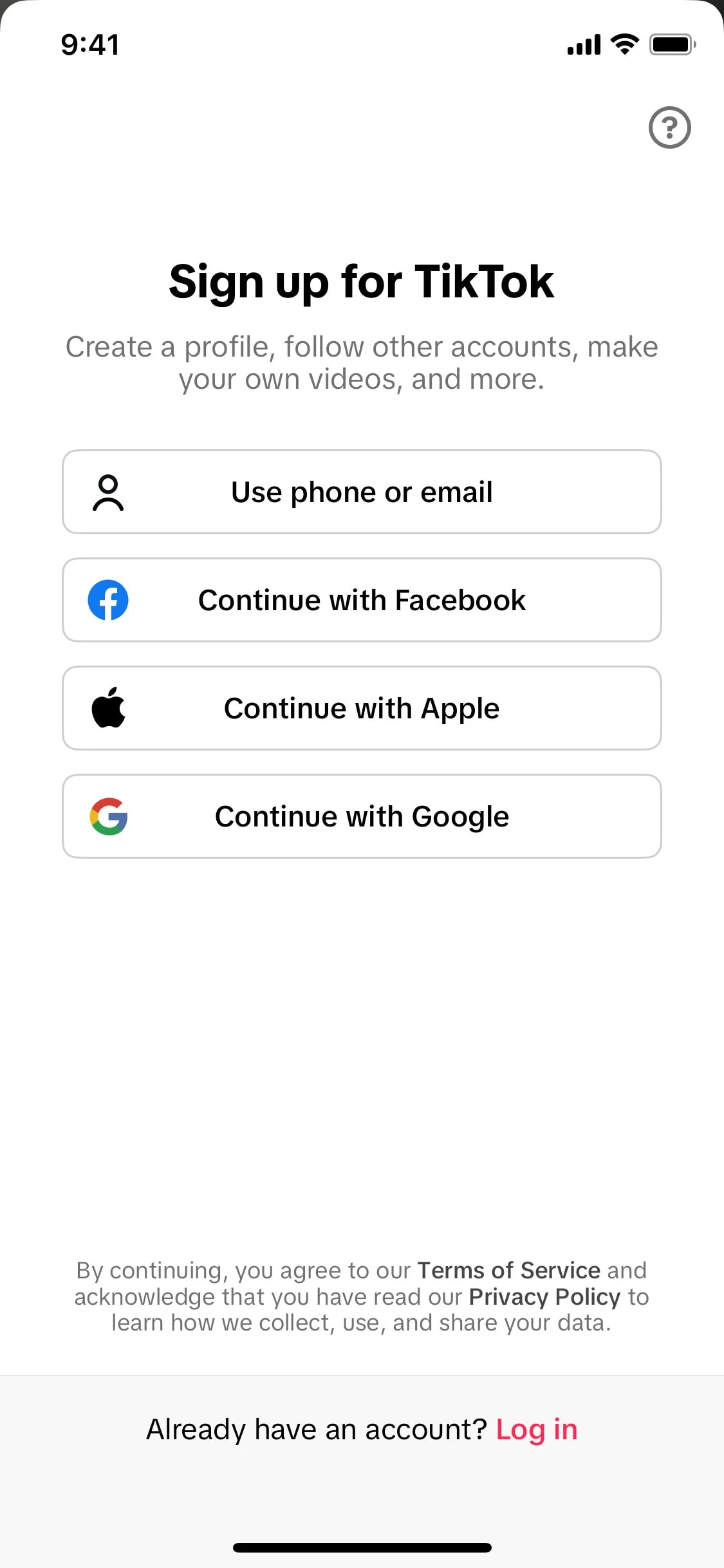 TikTok iOS screen 10
