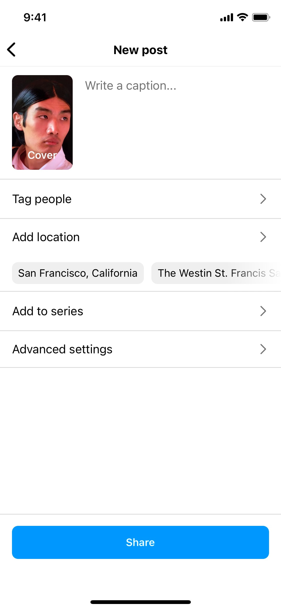 Instagram iOS screen 56