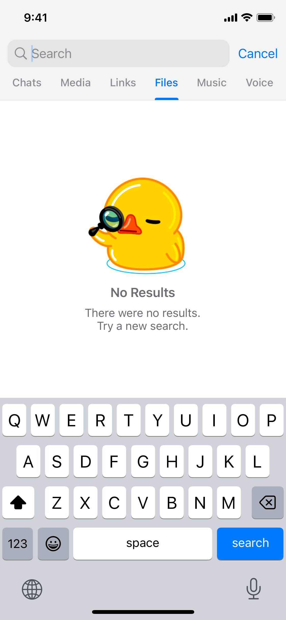 Telegram iOS screen 44