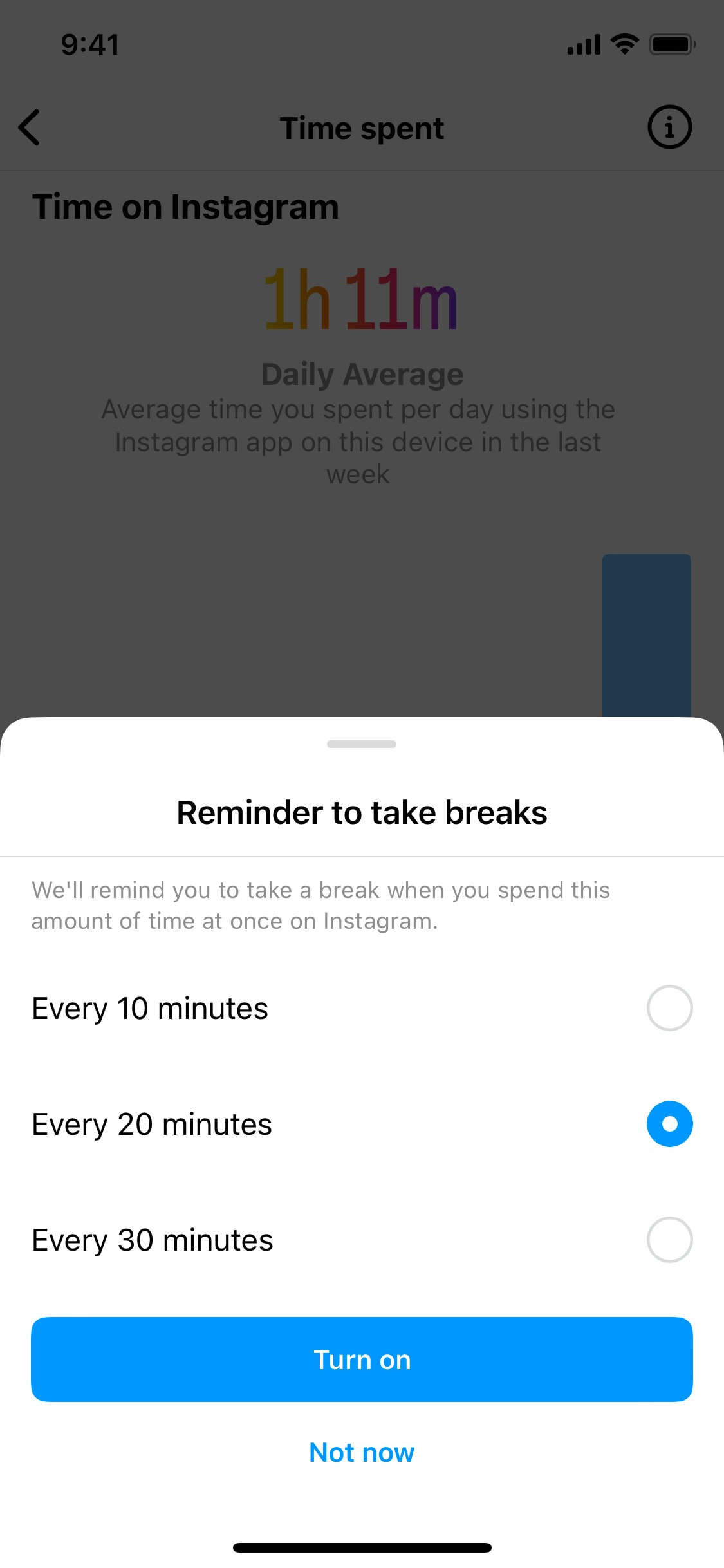 Instagram iOS screen 546