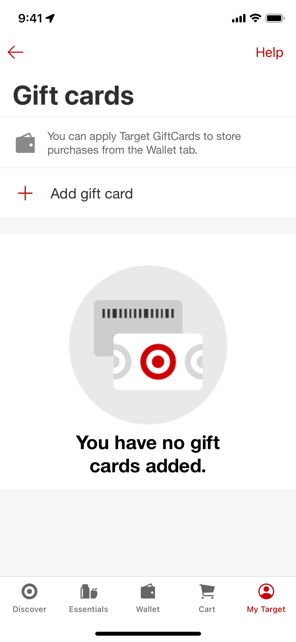 Target iOS screen 489