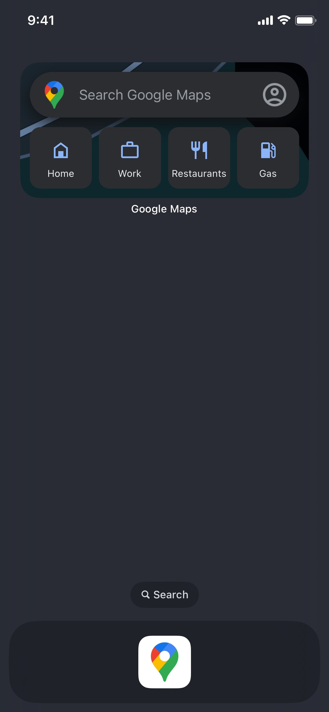 Google Maps iOS screen 278