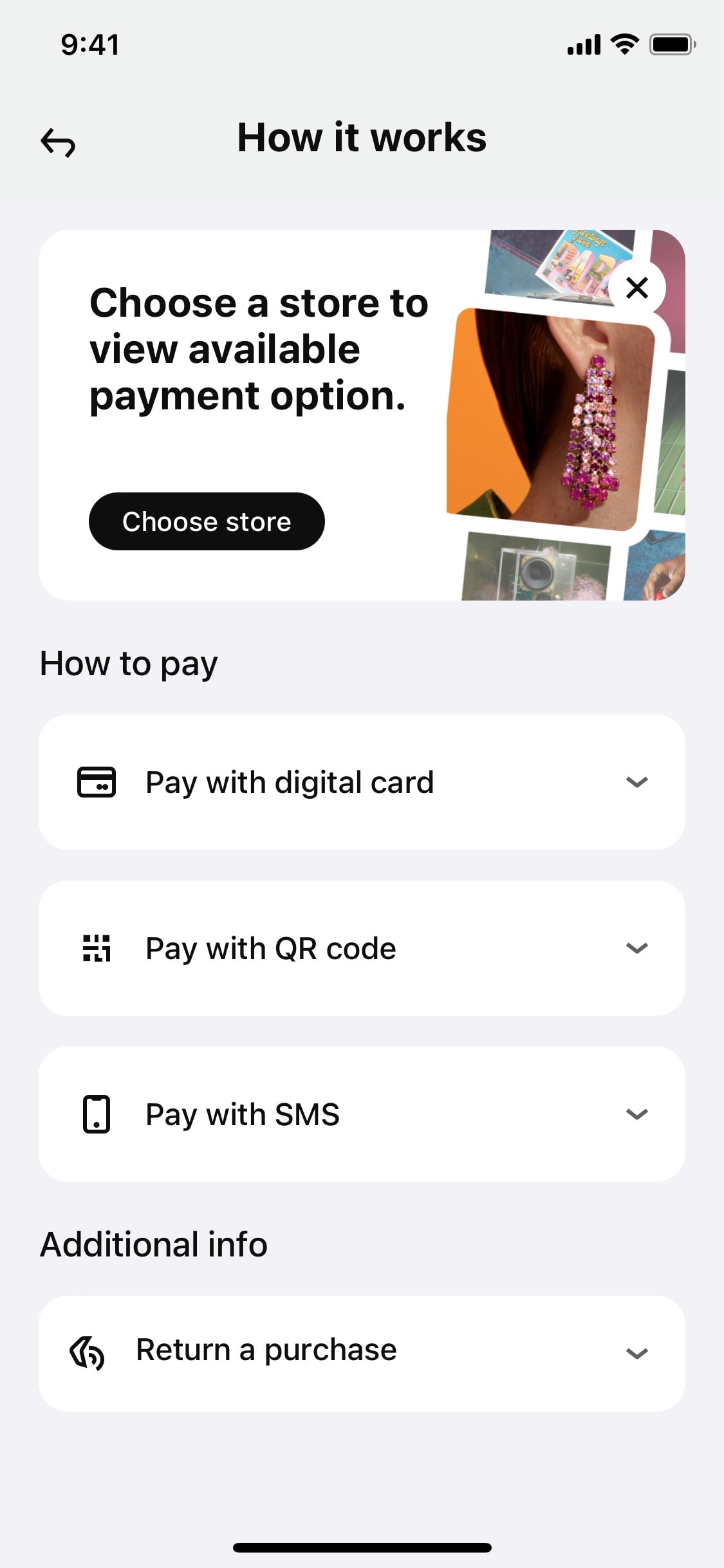 Klarna iOS screen 478