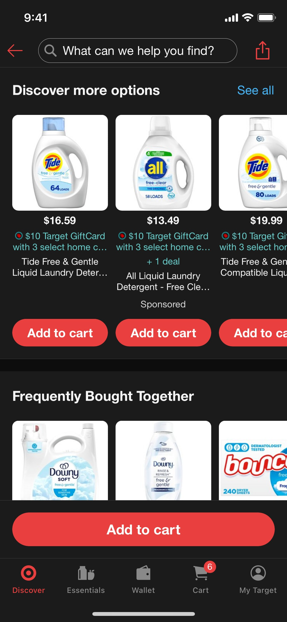 Target iOS screen 249
