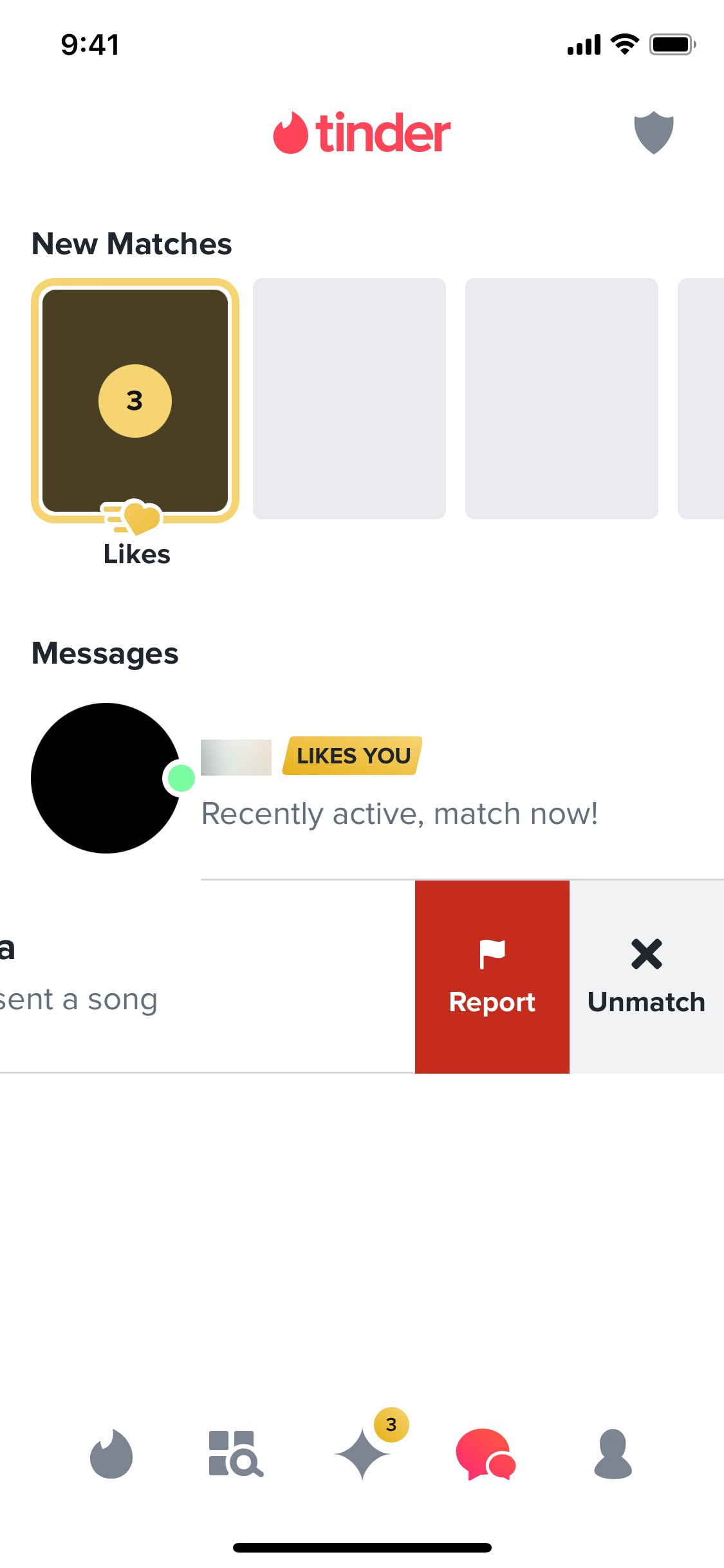 Tinder iOS screen 146