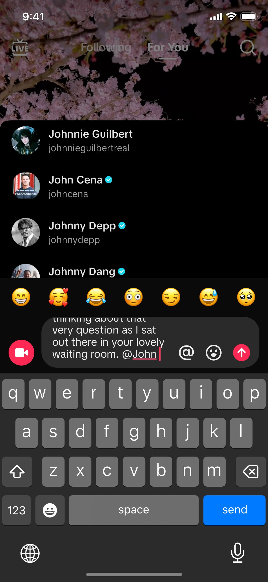 TikTok iOS screen 39
