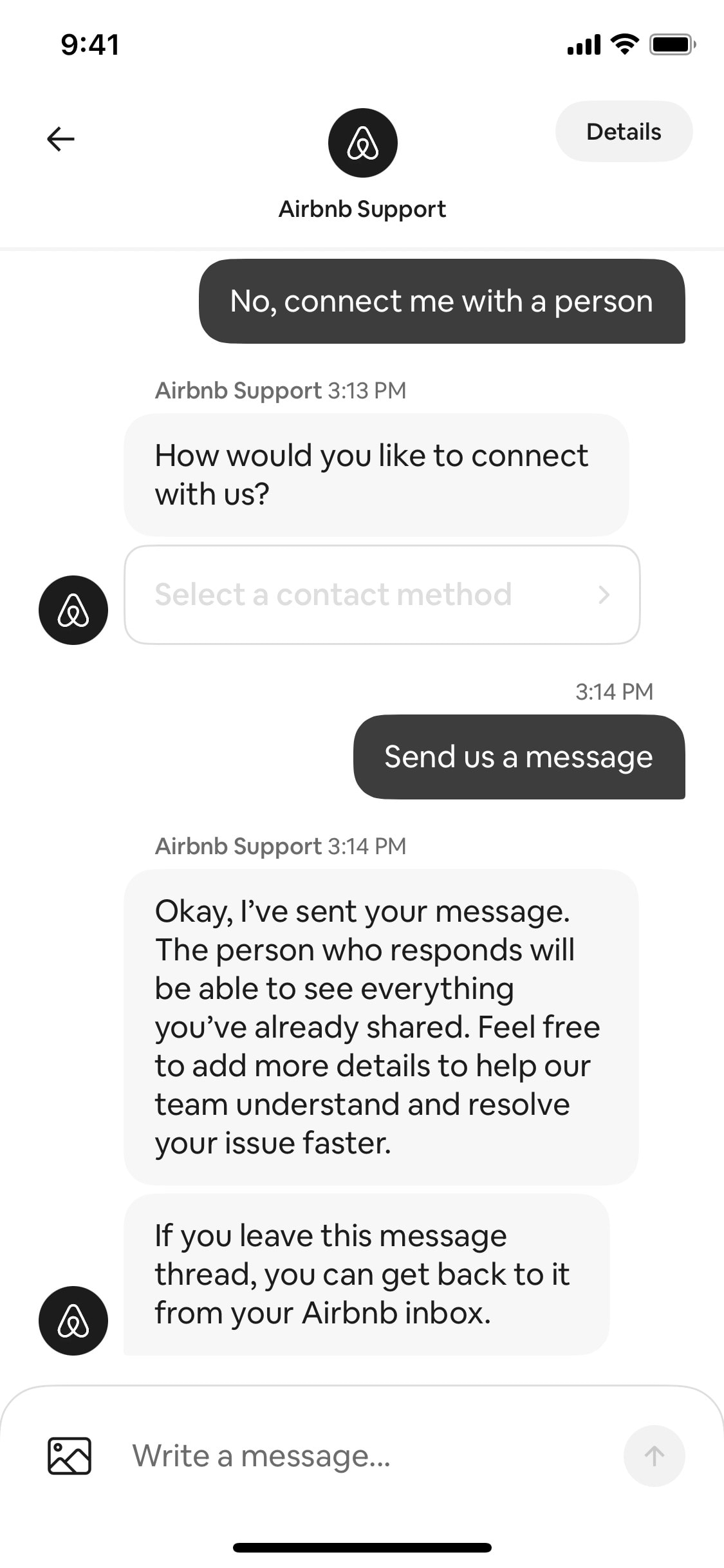 Airbnb iOS screen 322