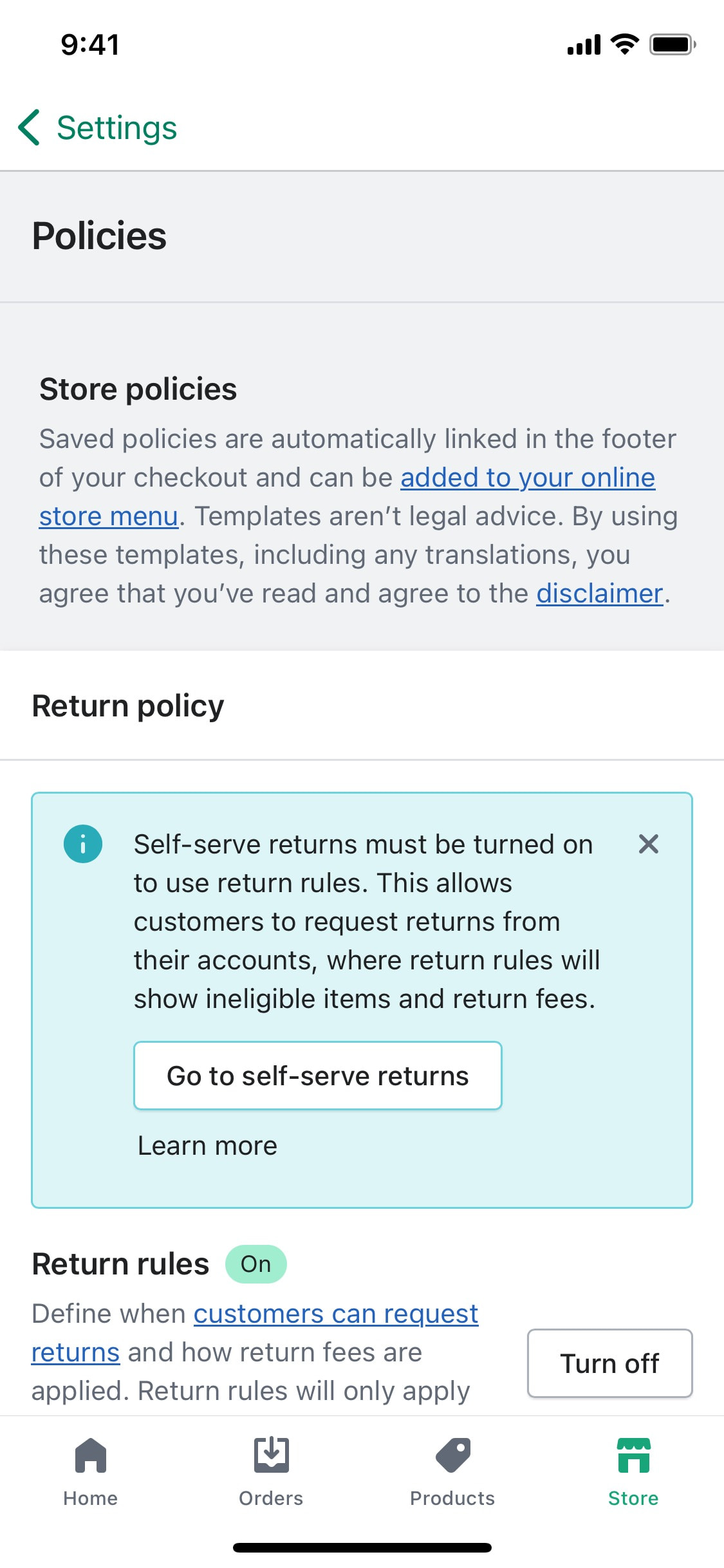 Shopify iOS screen 191