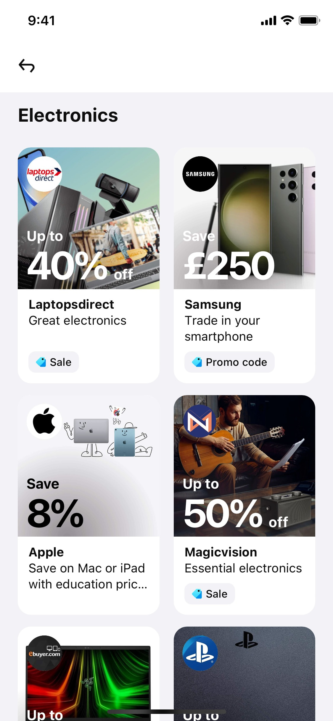 Klarna iOS screen 16
