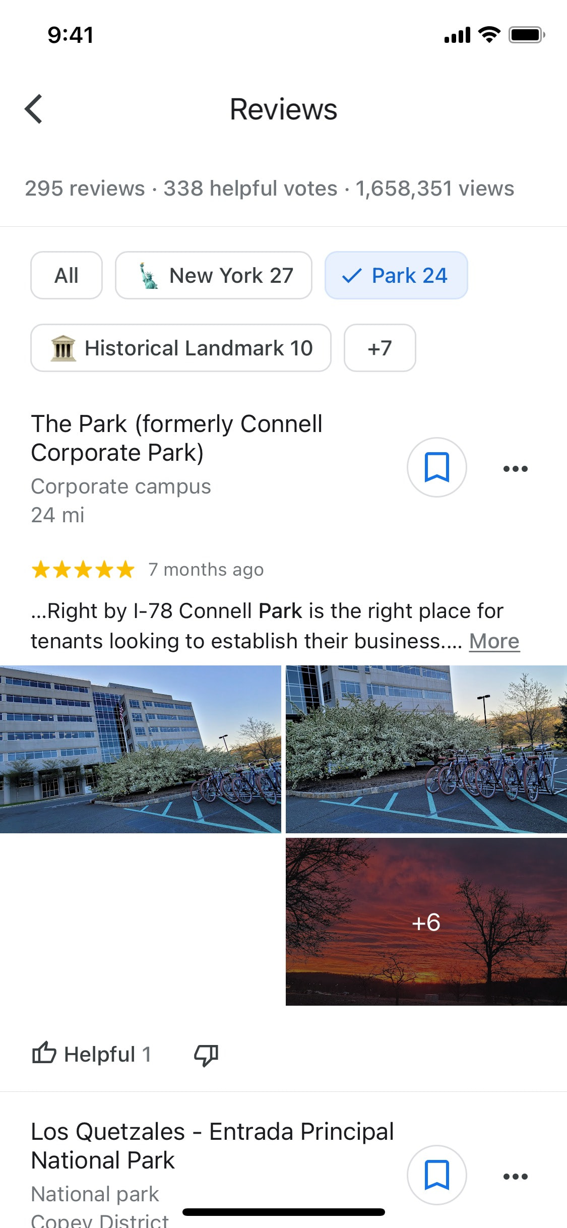 Google Maps iOS screen 227