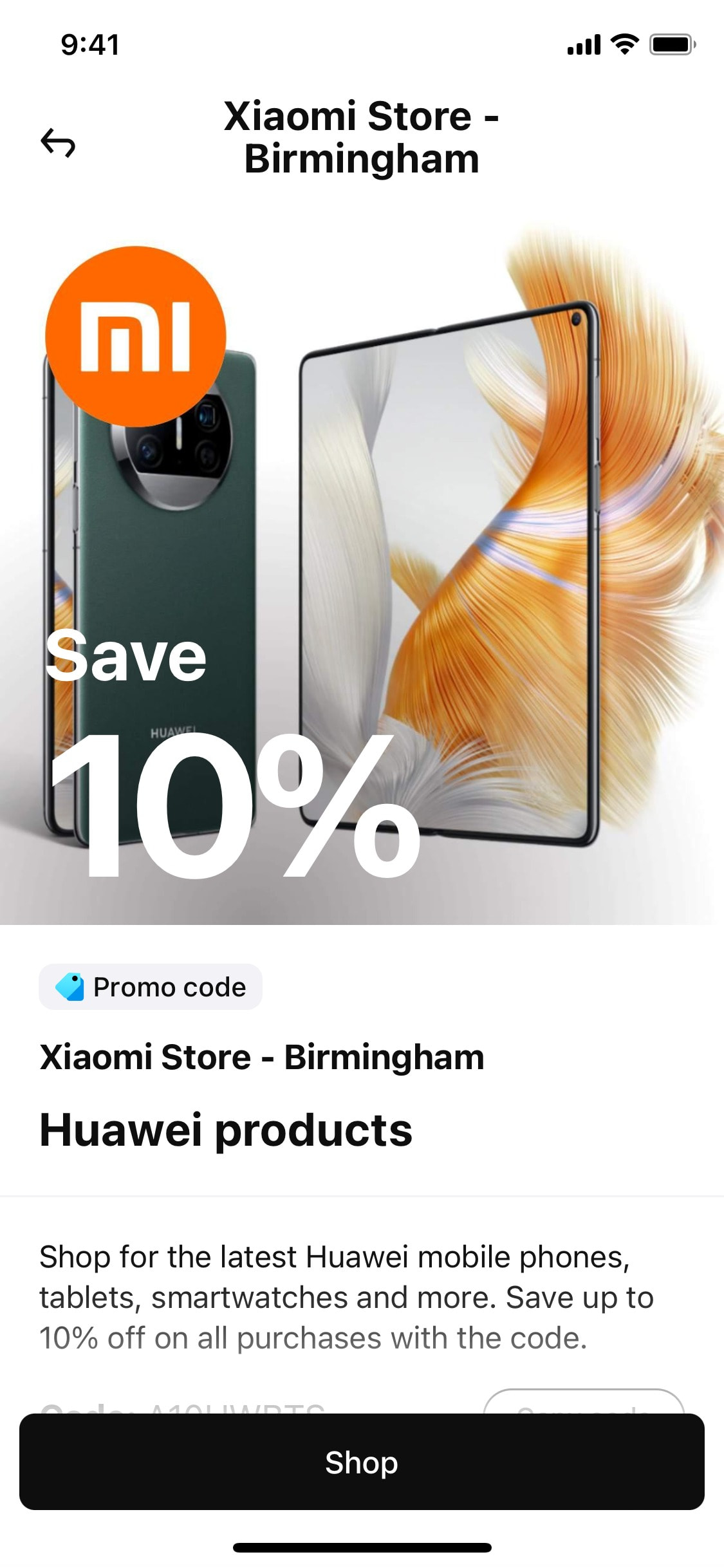 Klarna iOS screen 227