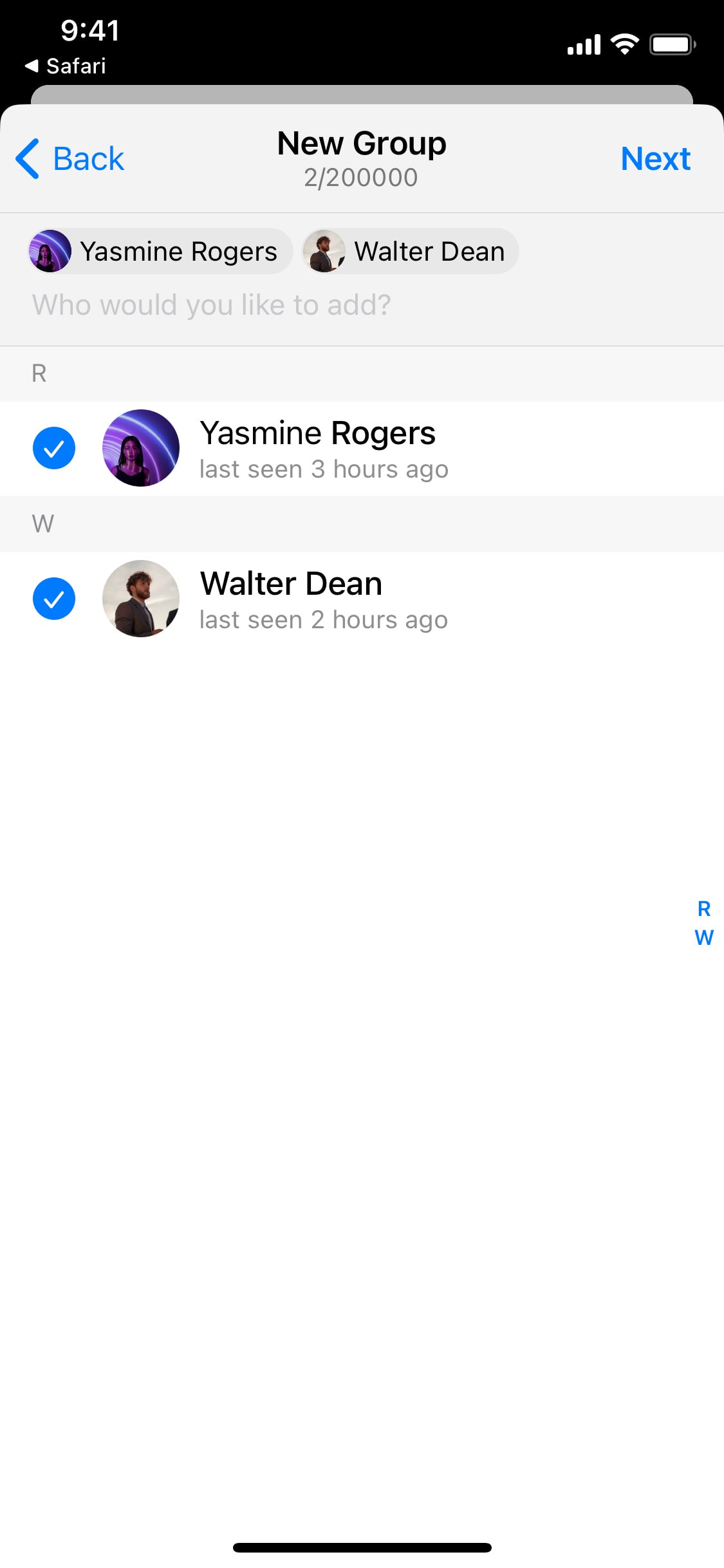 Telegram iOS screen 620