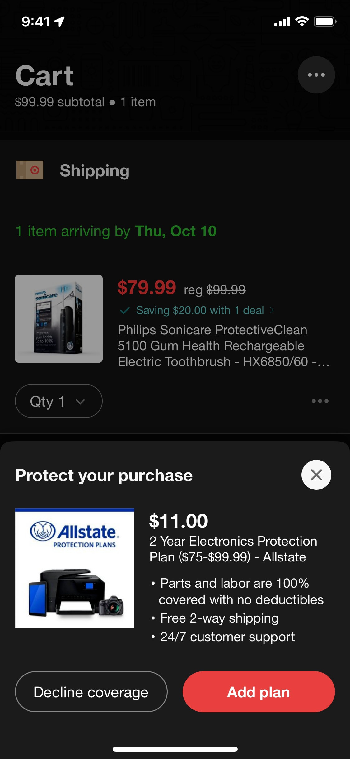Target iOS screen 66