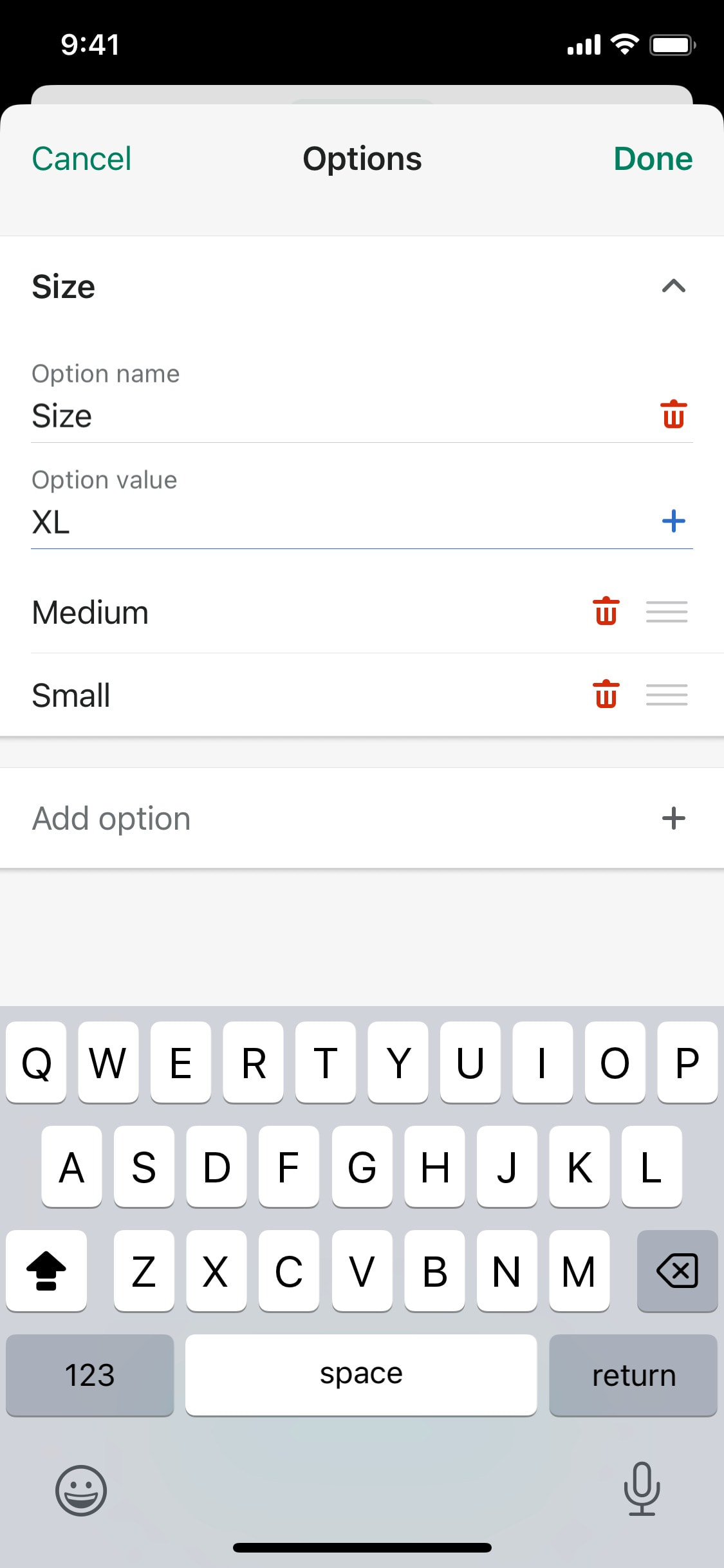 Shopify iOS screen 287