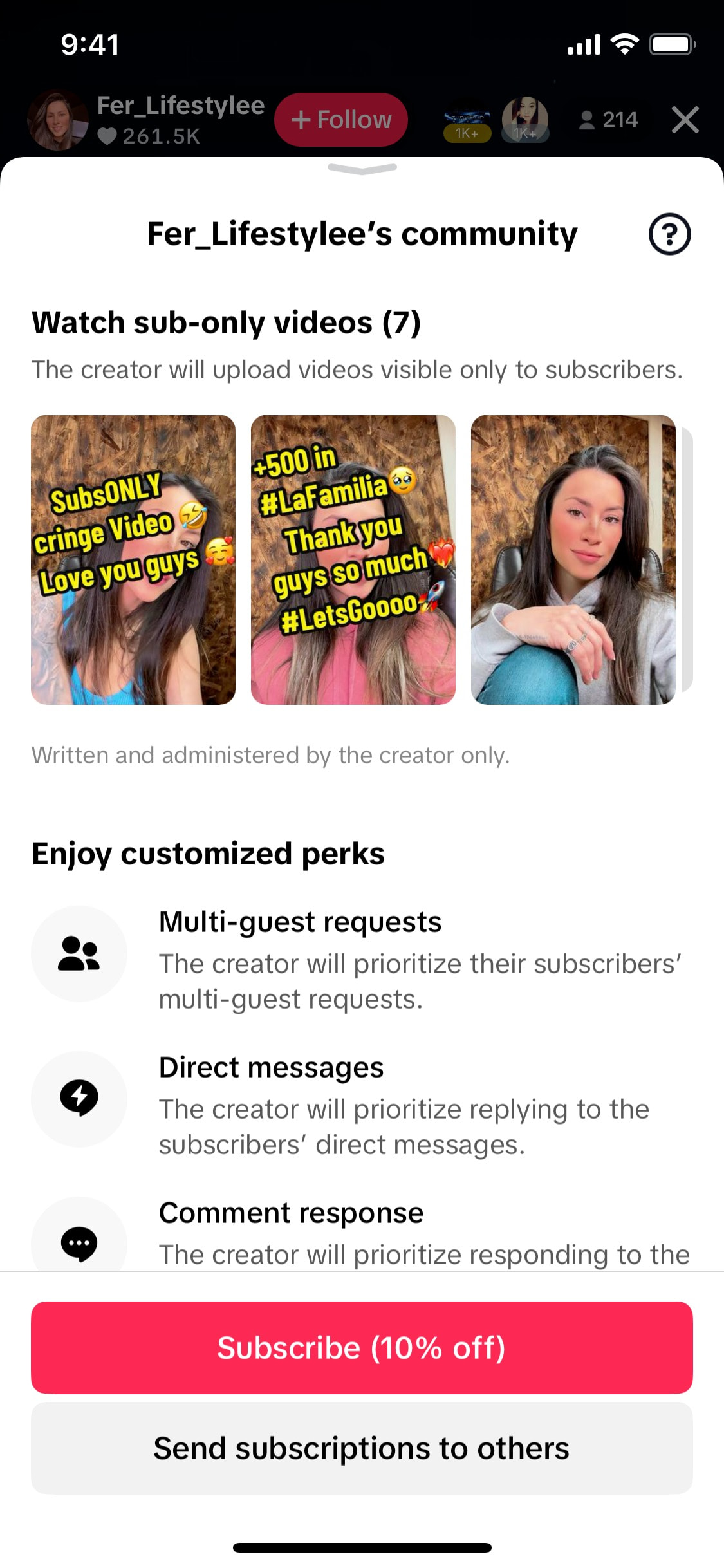 TikTok iOS screen 125