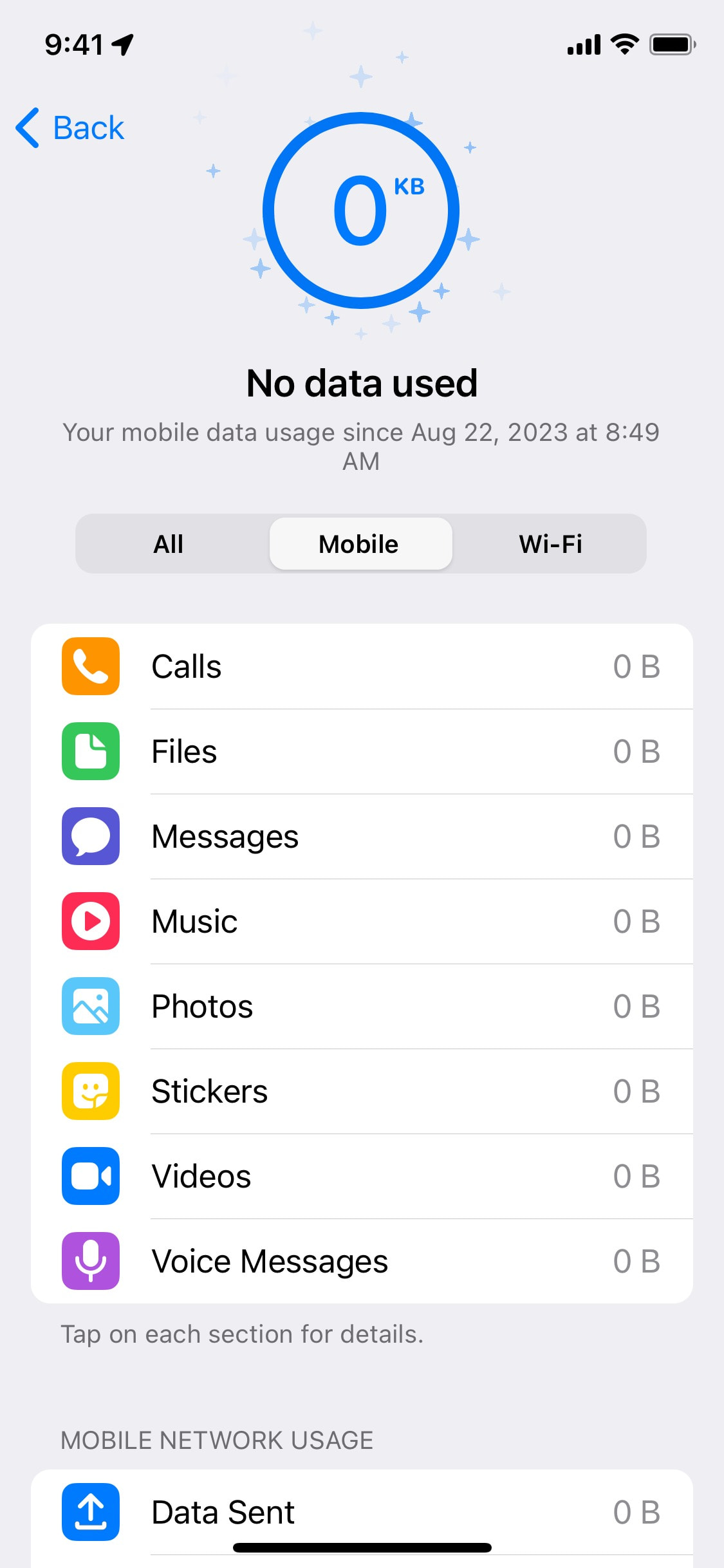 Telegram iOS screen 768